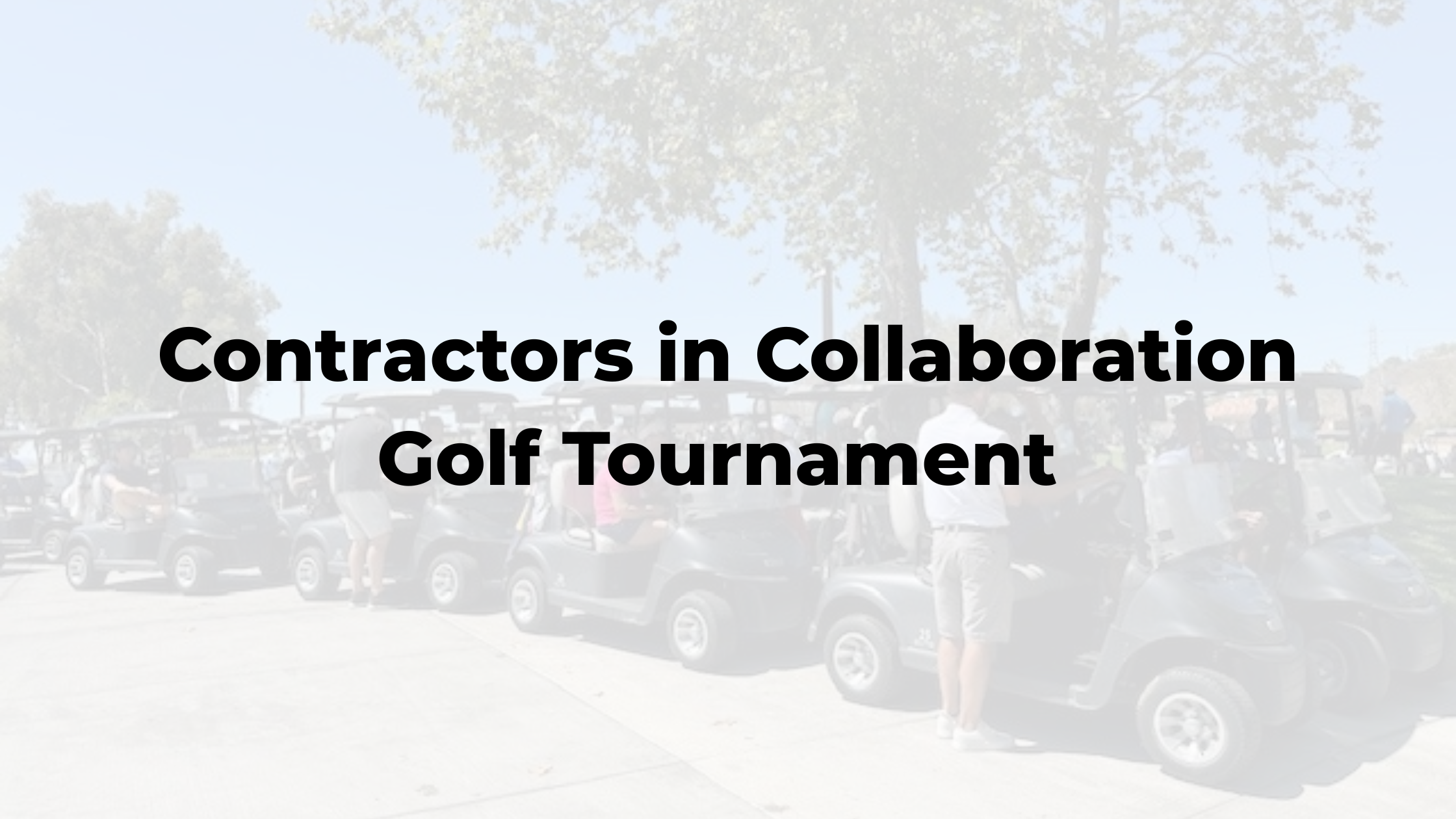 CNC Golf Tournament - Save The Date