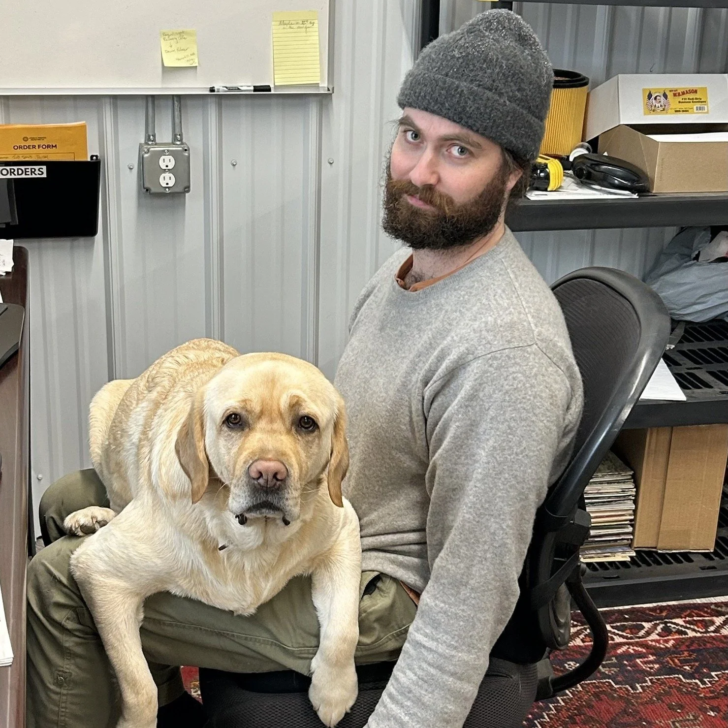 When Andrew isn&rsquo;t busy roasting your favorite coffee varieties, he&rsquo;s hard at work in the office - invoicing, placing and processing orders, keeping up with the latest coffee trends and managing key operations. His handsome &ldquo;watchdog