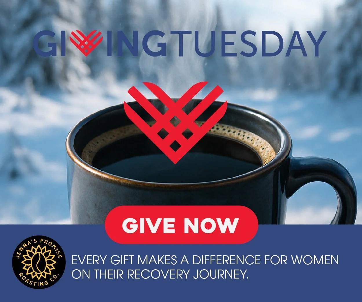 On this Giving Tuesday, please consider making a donation to Jenna&rsquo;s Promise Roasting Co. As a low-profit, local business that directly supports the nonprofit Jenna&rsquo;s Promise, your generosity helps us empower individuals on their path to 