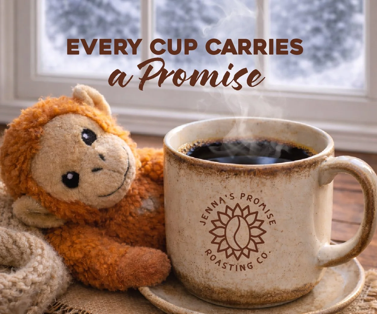 The adorable orphaned monkey, Punch, has stolen hearts around the world. He carries an orange stuffed orangutan everywhere he goes, drawing comfort and protection from his cherished friend. No matter where life takes us, we all need love and support 