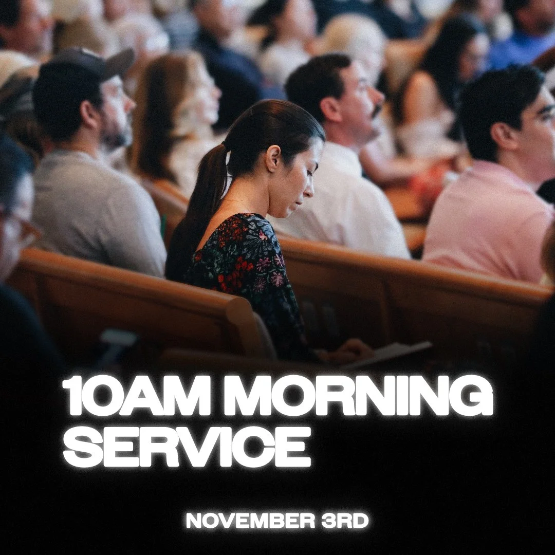 ONE MORNING 10AM Service