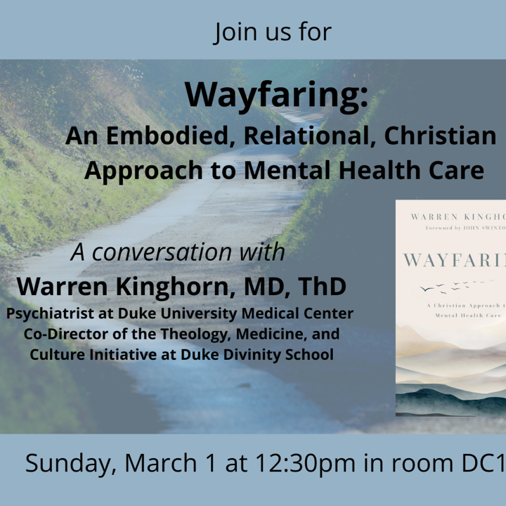 A Conversation with Dr. Warren Kinghorn