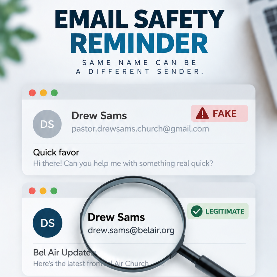 Important Email Safety Reminder
