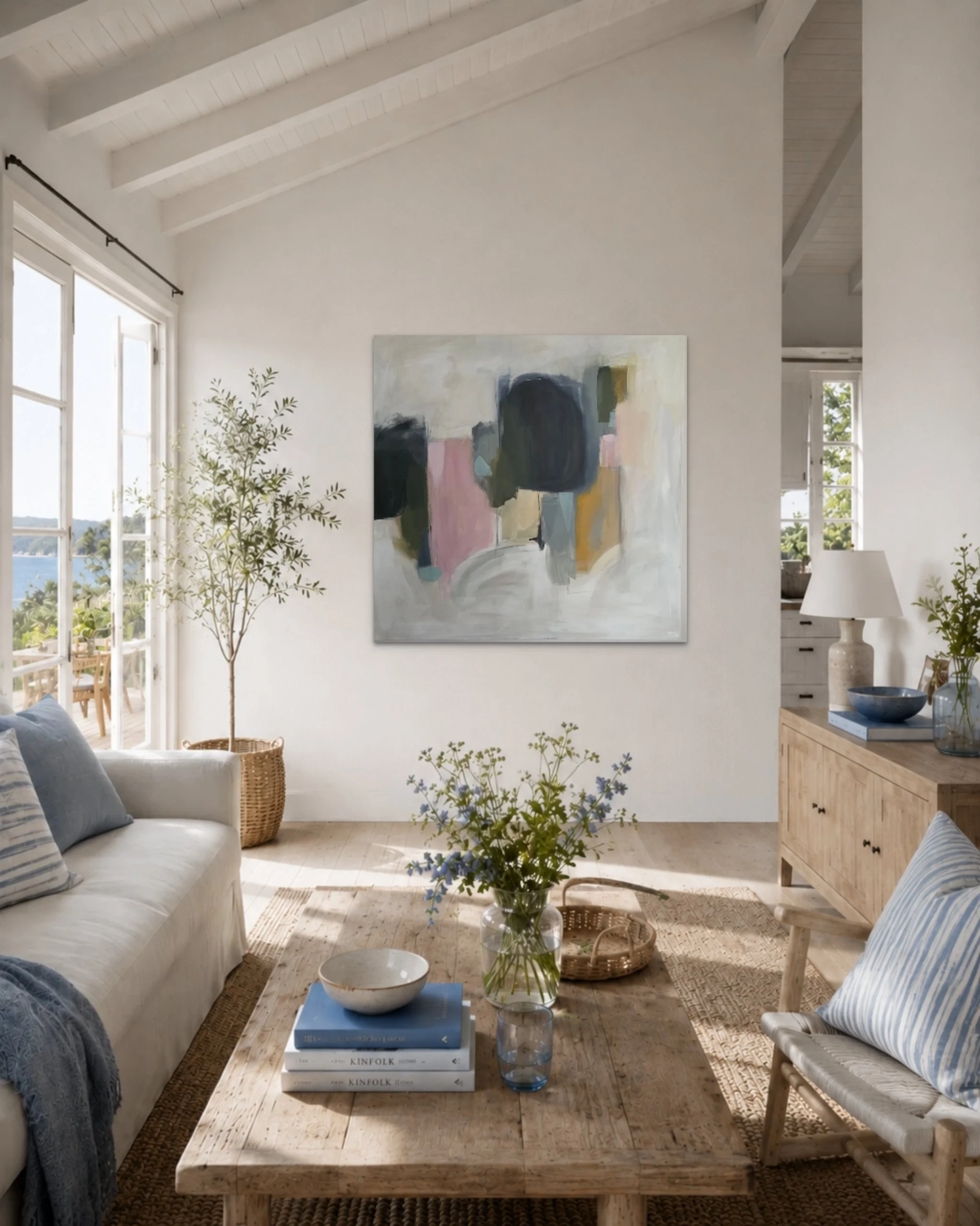 Large abstract artwork in york