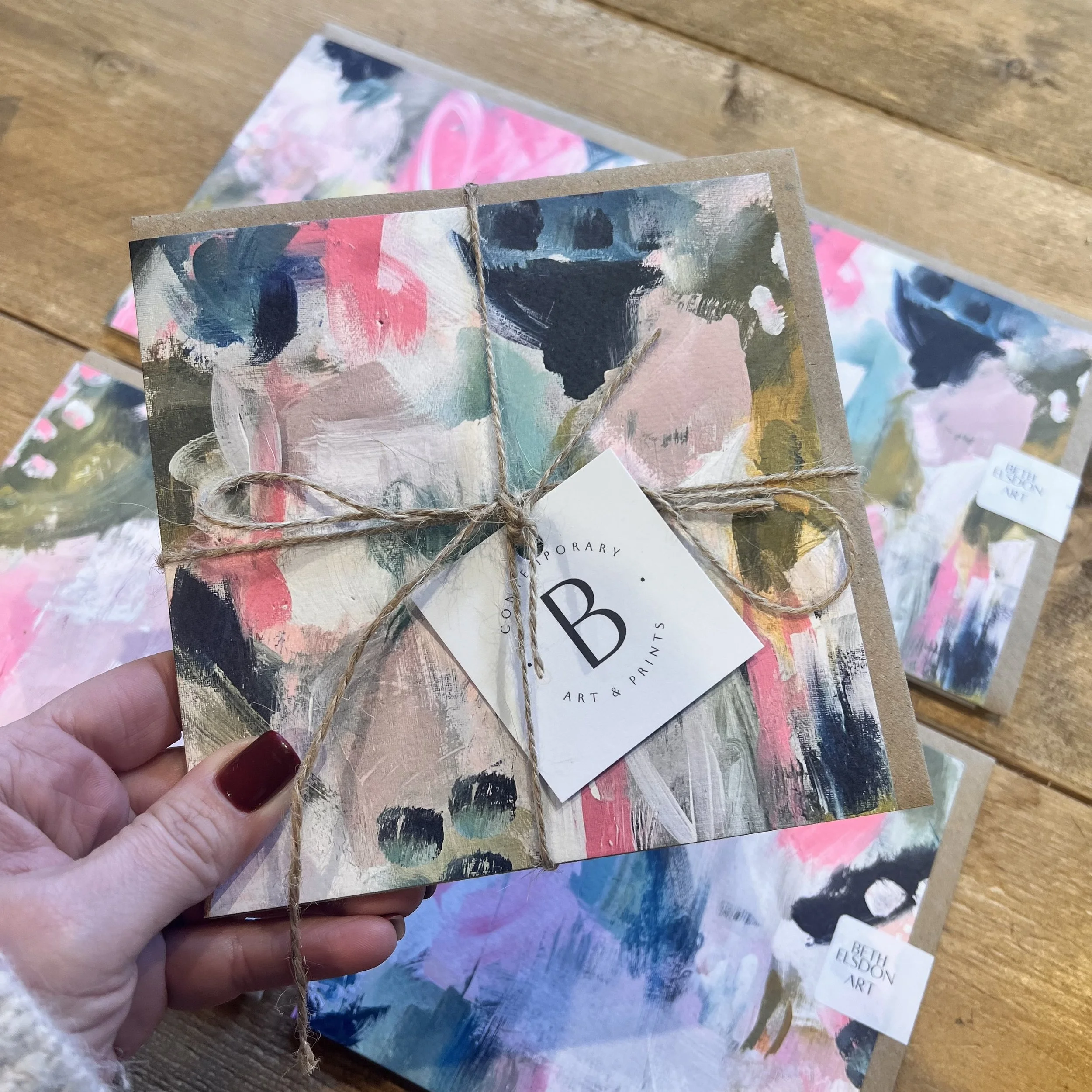 Set of 4 Art Cards - Design 2