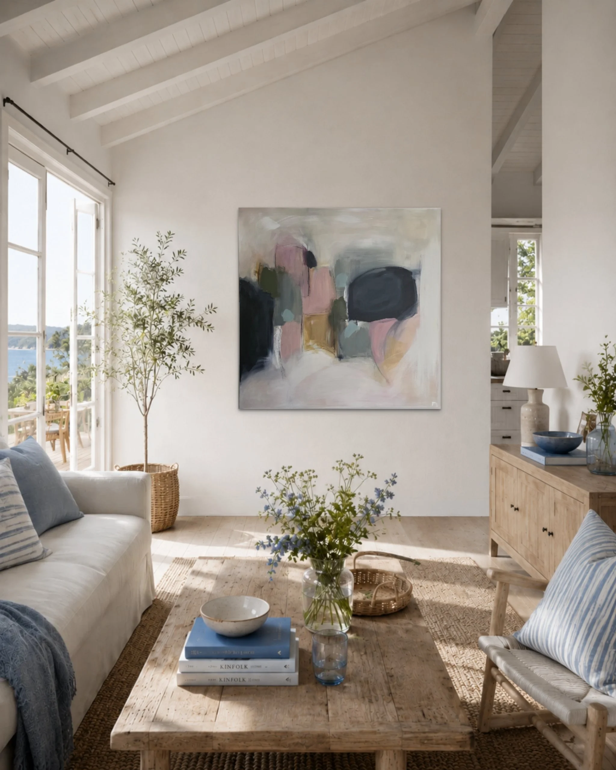 The Gold Treasure In Your soul large abstract painting