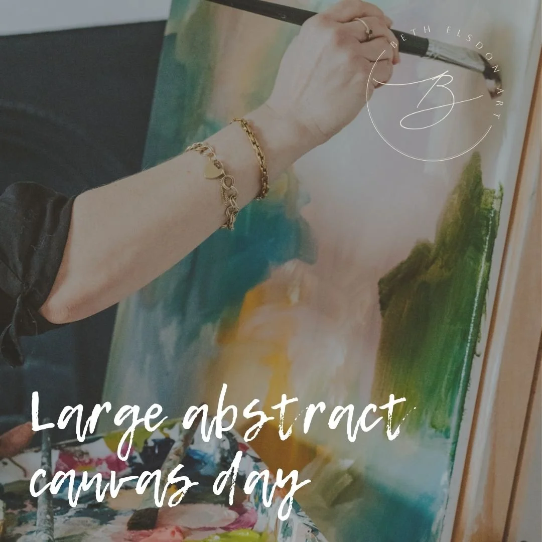 Saturday 9th May : Large Abstract Canvas Day