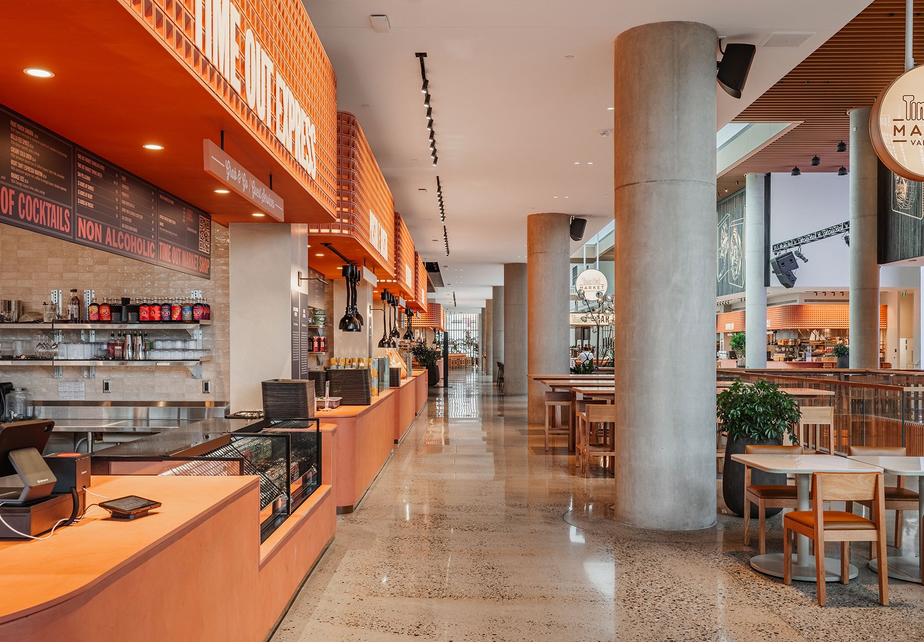 Time Out Market Oakridge, Vancouver - Peregrine Millwork Ltd.