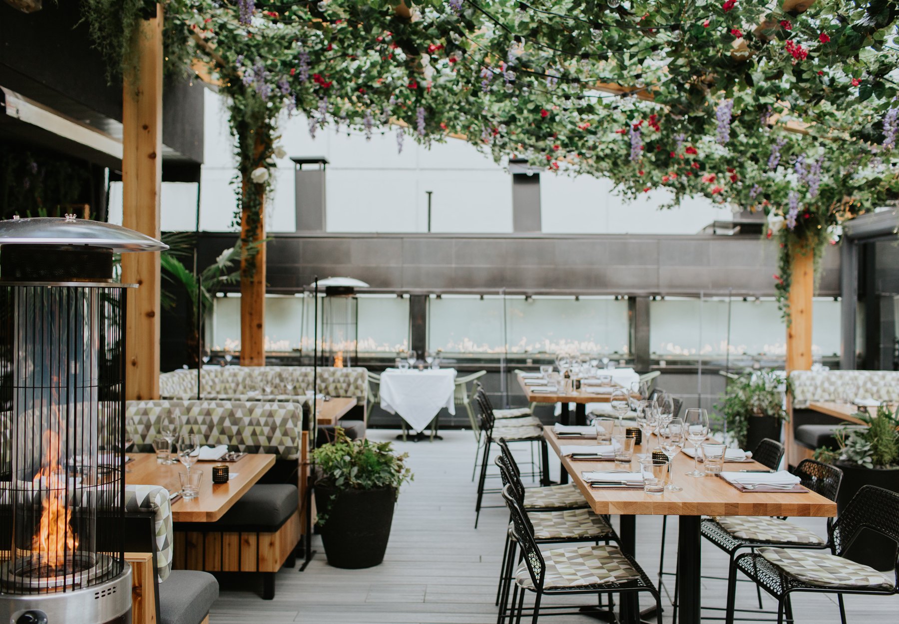 The Roof at Black & Blue Vancouver - Peregrine Millwork Ltd.