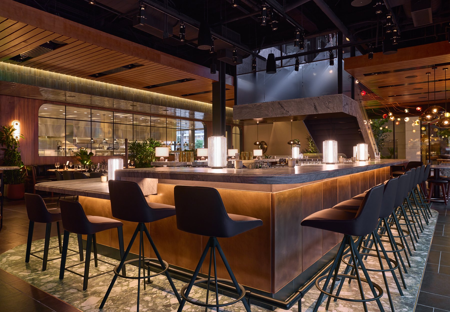 JOEY Restaurant Valley Fair, Santa Clara - Peregrine Millwork Ltd.