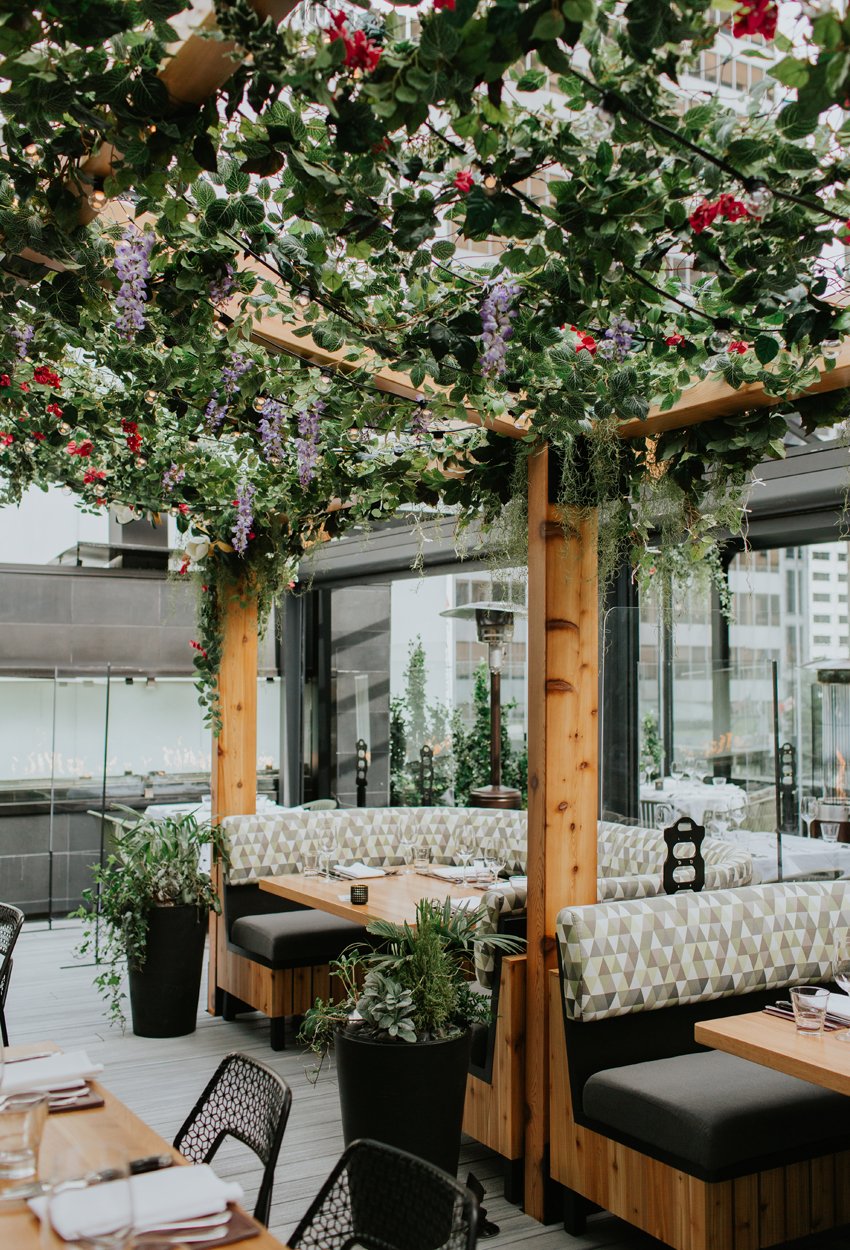 The Roof at Black & Blue Vancouver - Peregrine Millwork Ltd.
