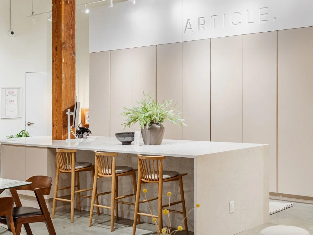 Article Show Room Vancouver - Peregrine Millwork Ltd.