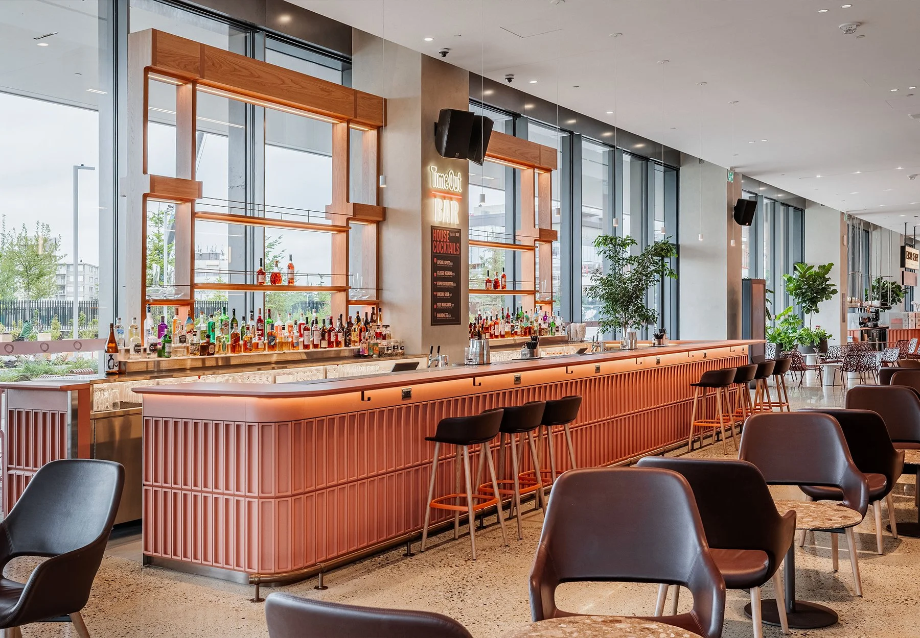 Time Out Market Oakridge, Vancouver - Peregrine Millwork Ltd.