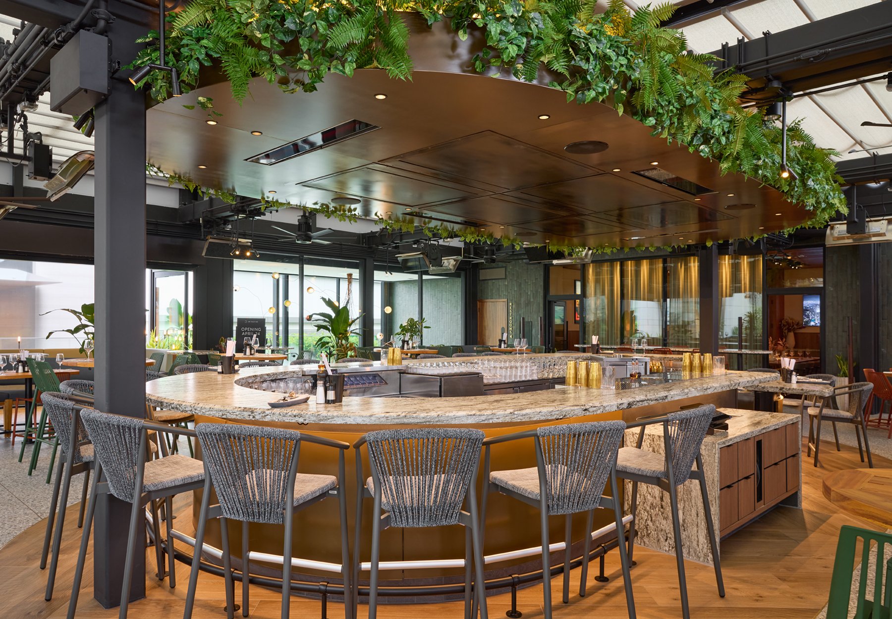 JOEY Restaurant Valley Fair, Santa Clara - Peregrine Millwork Ltd.