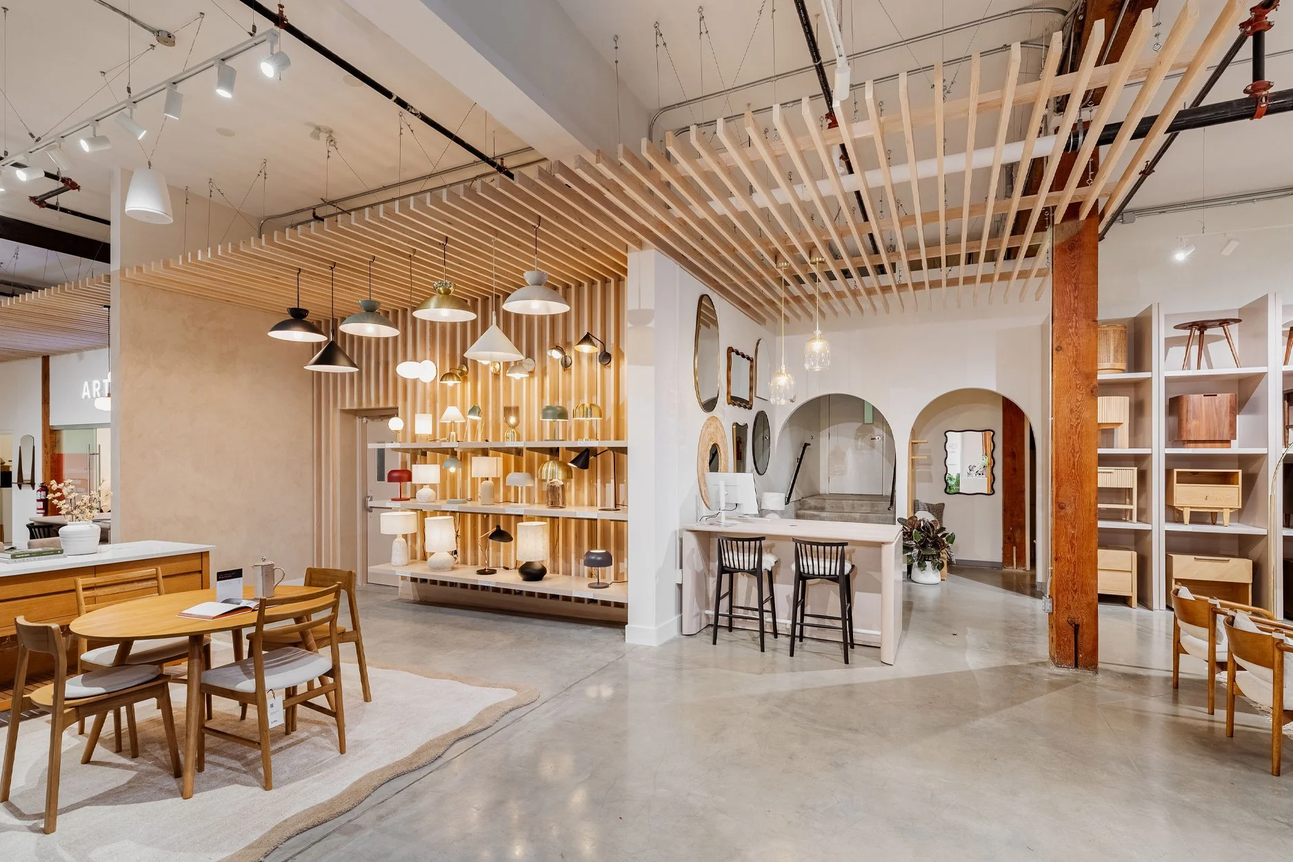 Article Show Room, Vancouver - Peregrine Millwork Ltd.