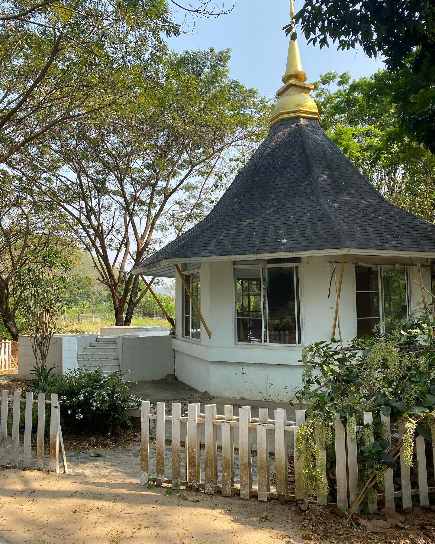 spending 28 days at dhammavijjani - a remote nunnery in uthai thani. the wake up gong is at 4:30am. seated meditation. then we go for alms in the village. then we set up breakfast. breakfast @ 7:45am. we store whatever we plan to eat for the rest of 