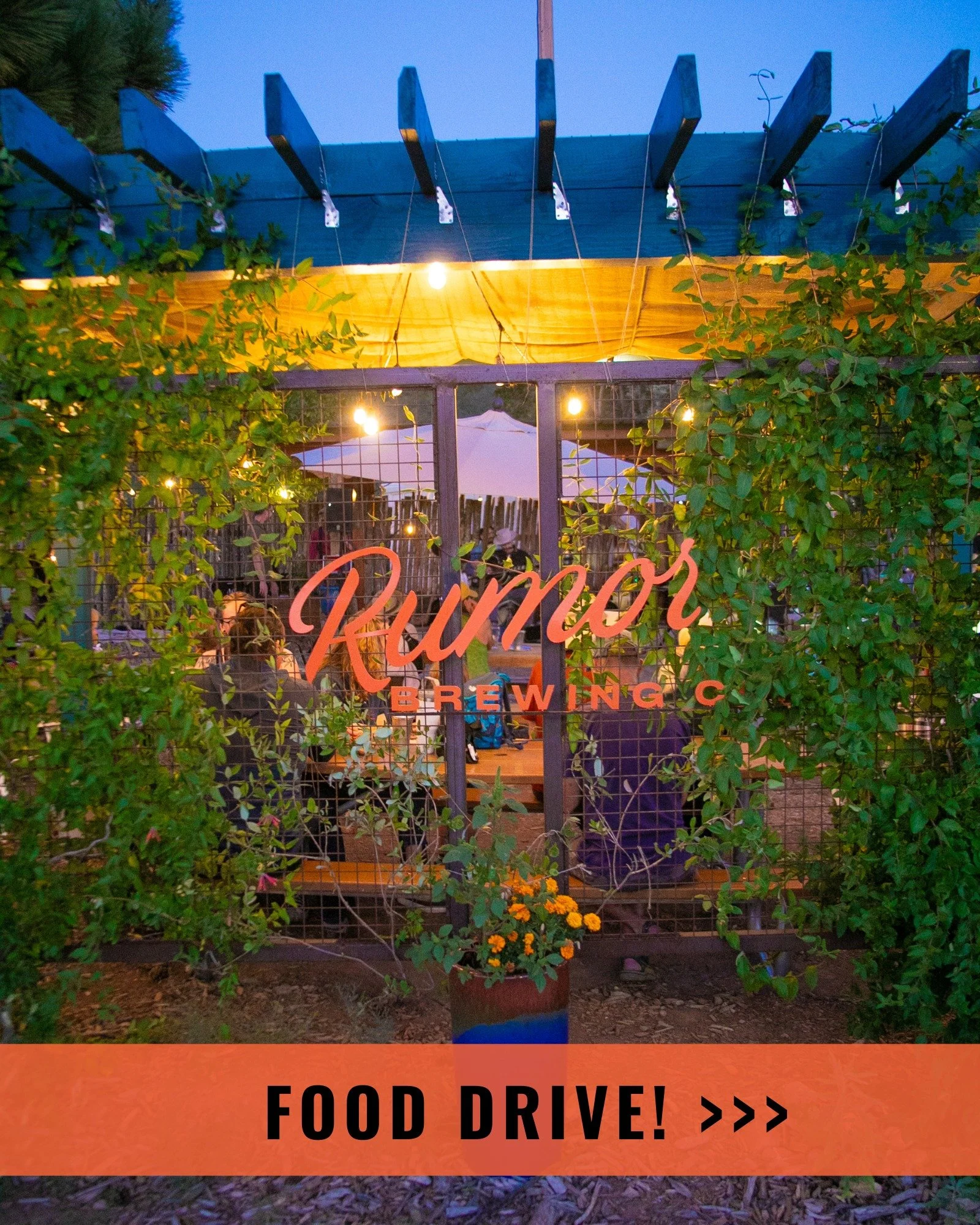 🥫 We&rsquo;re hosting a Food Drive! 🧡
This October &amp; November, Rumor Brewing Co. is collecting donations for the East Mountain Food Pantry!

✨ How it works:
Drop off nonperishable food items at Rumor Brewing. At the end of the drive, we&rsquo;l