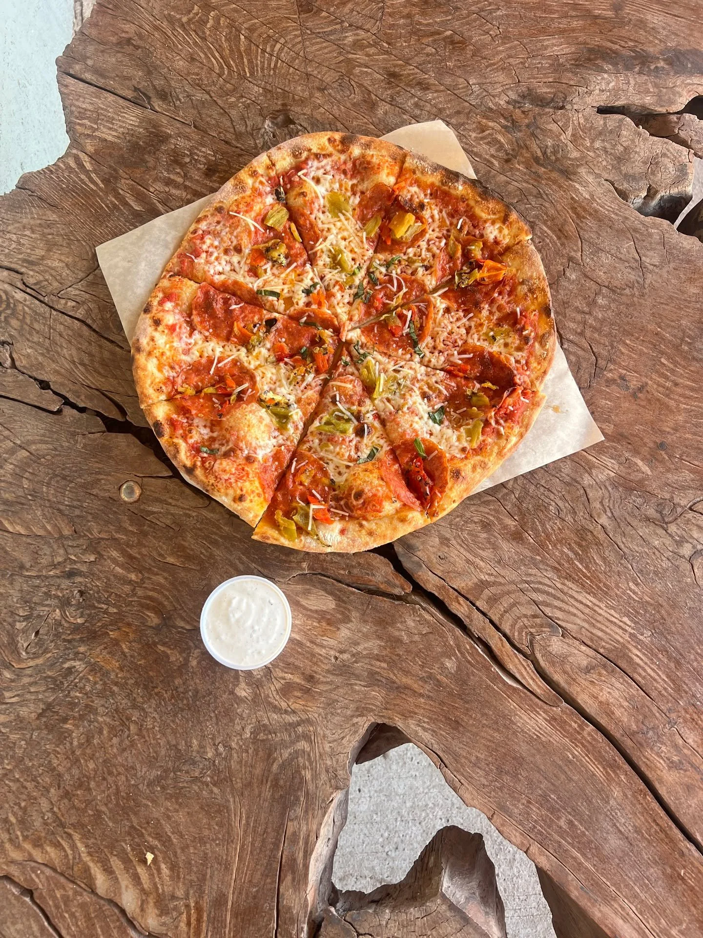 Fun Fact: we try to make almost everything in-house, including our ranch! Stop by and give it a try!

_
#CedarCrestNM #RumorBrewing #NMBeer #NMEats #EastMountains