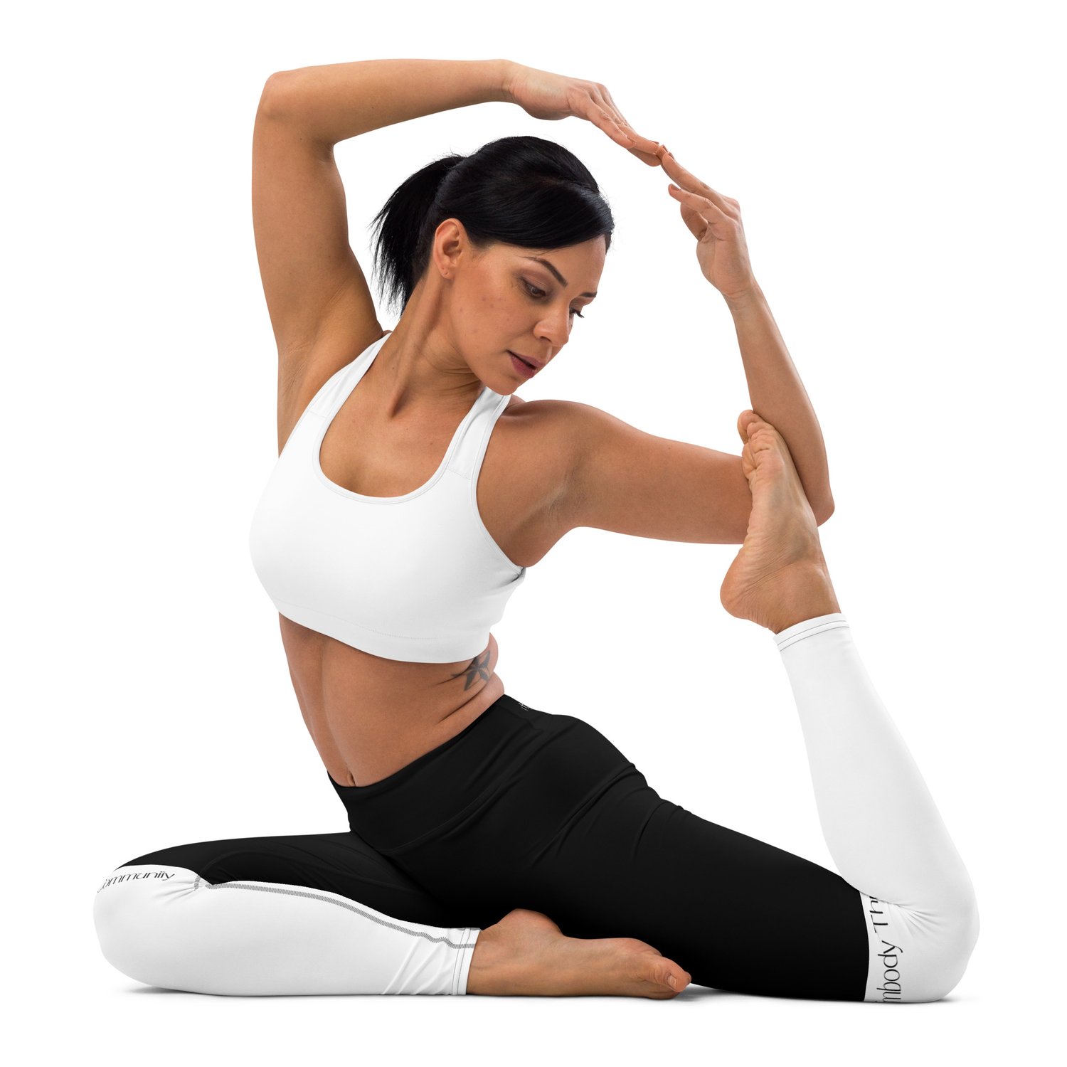 Embody Through Black and White Leggings — Embody Through Yoga Studio -  Woodland Hills