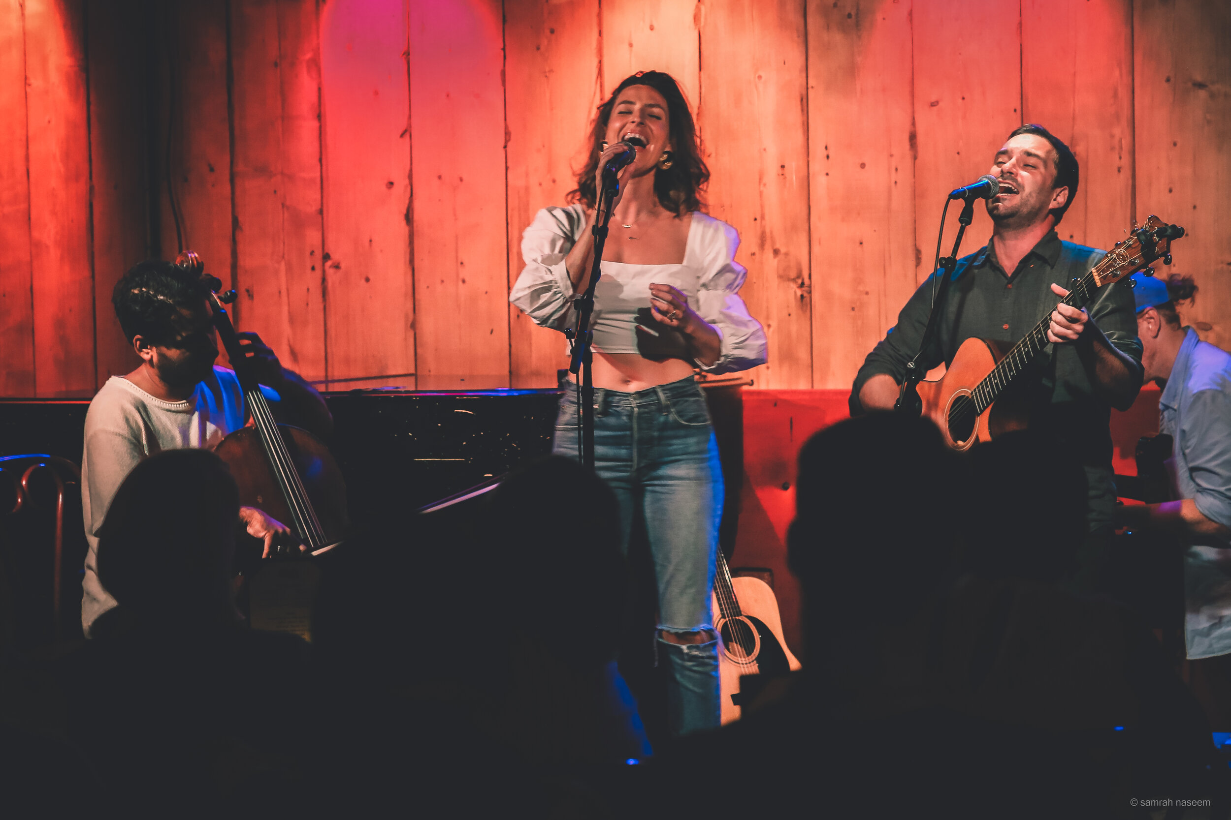 Performing live in New York
