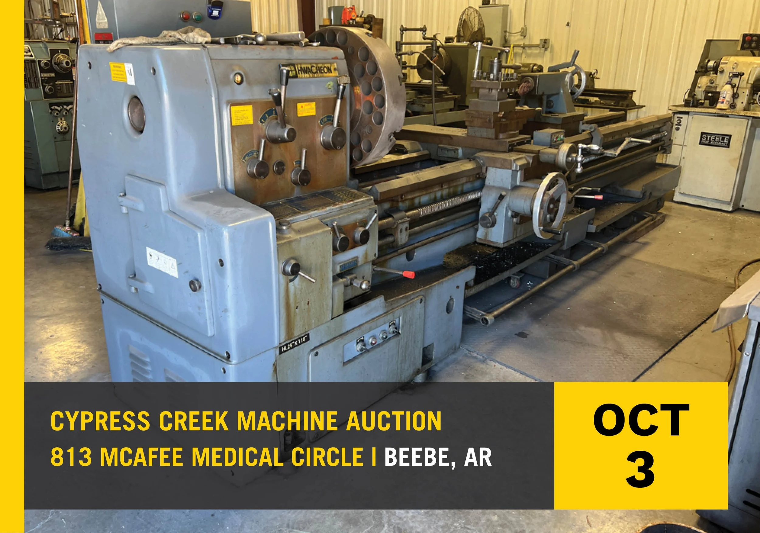 Cypress Creek Machine Auction