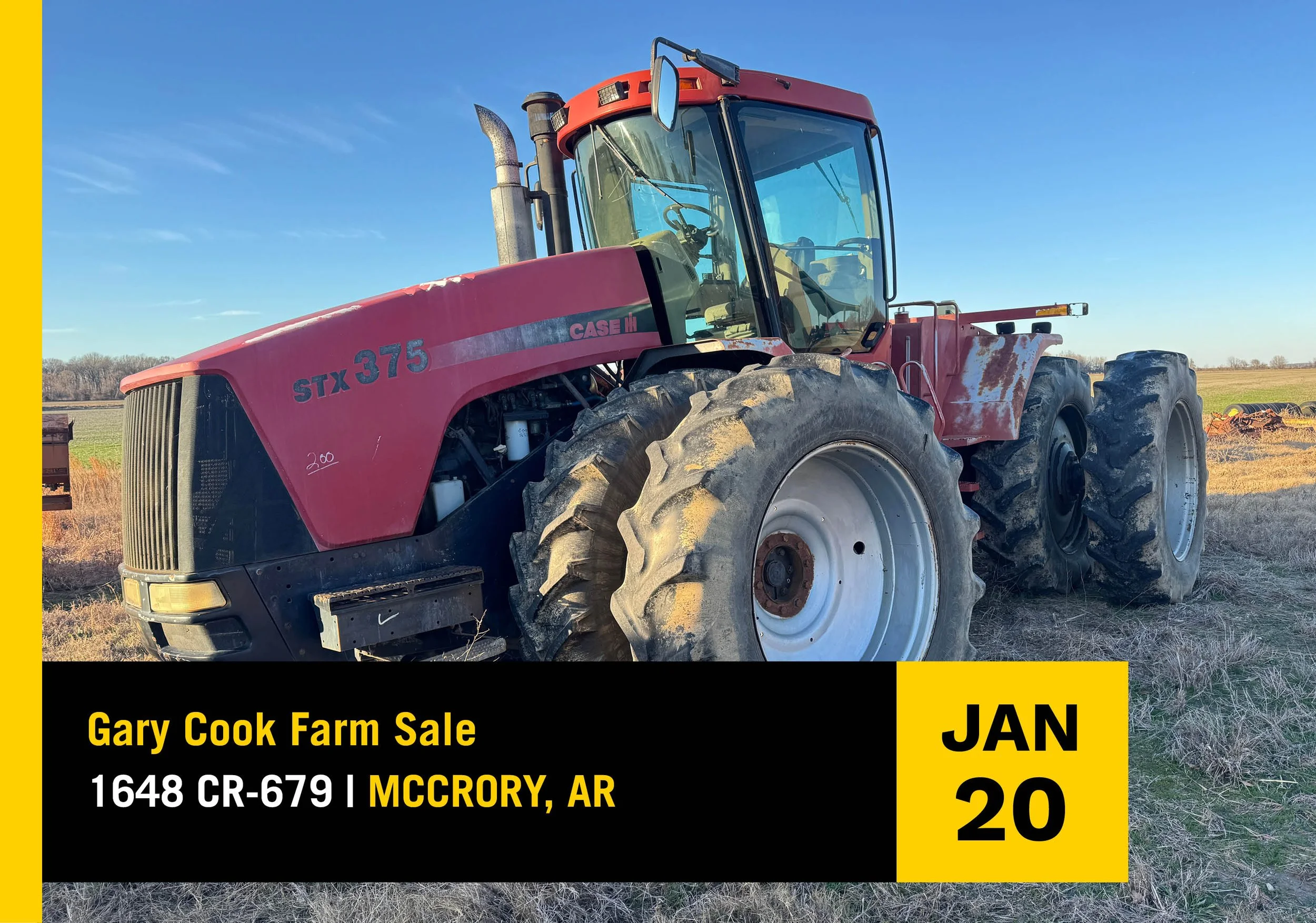 Gary Cook Farm Sale