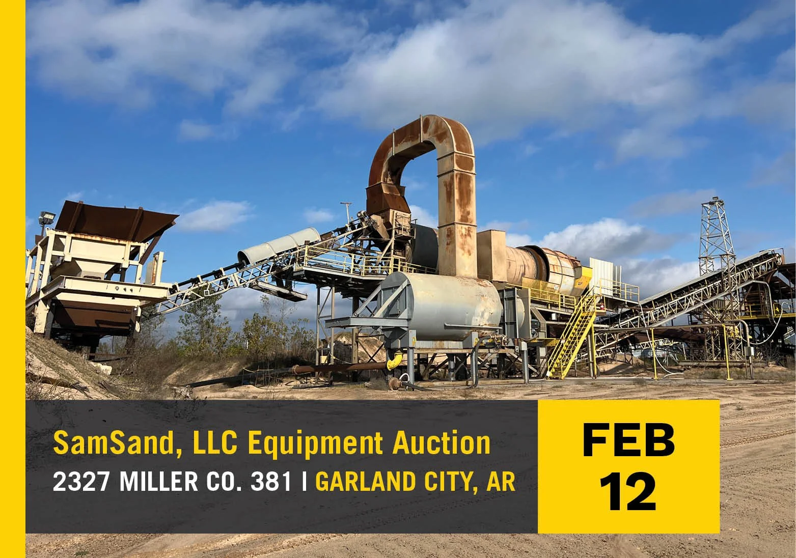 SamSand, LLC Equipment Auction