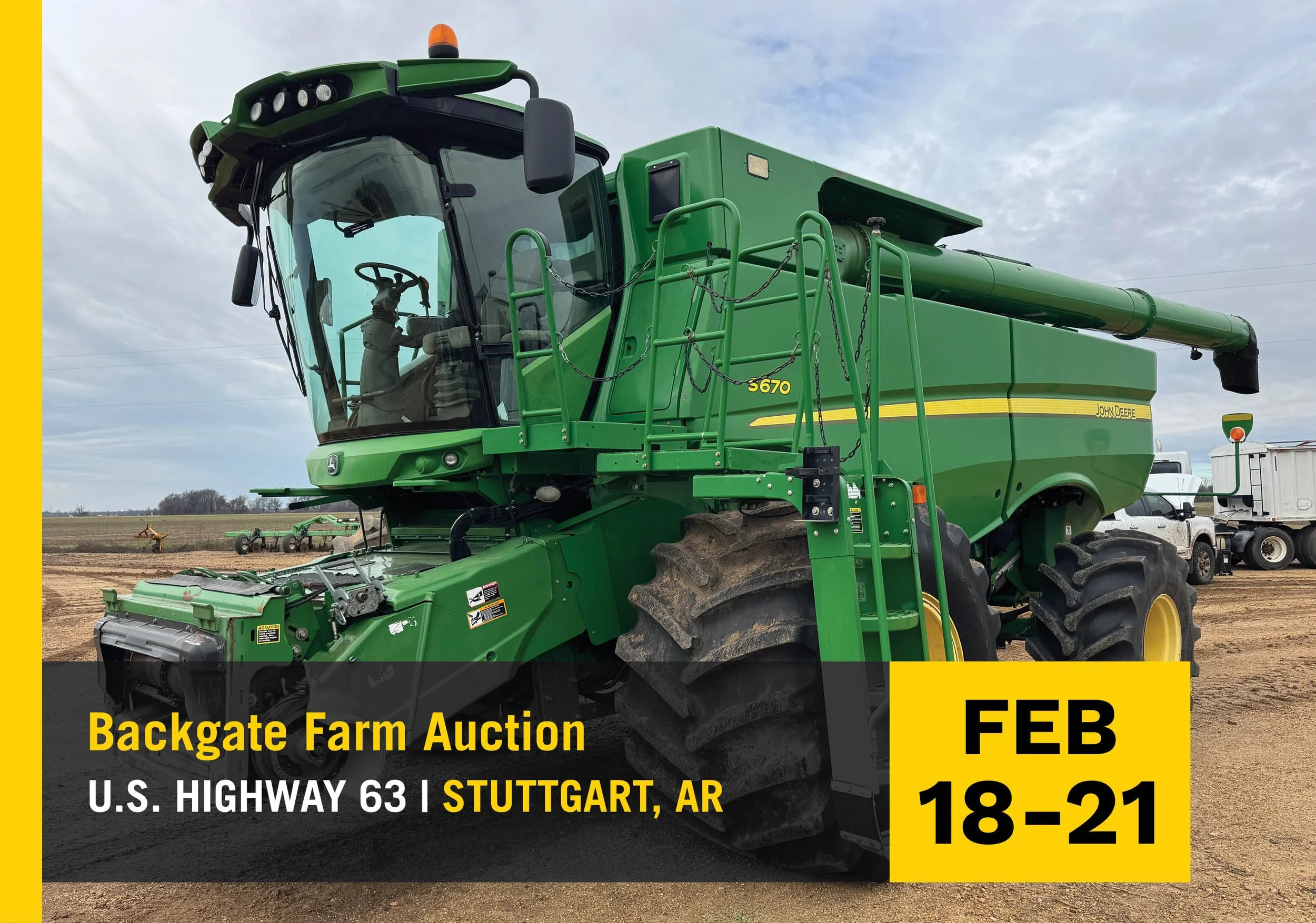World Famous Backgate Farm Equipment Auction 2026