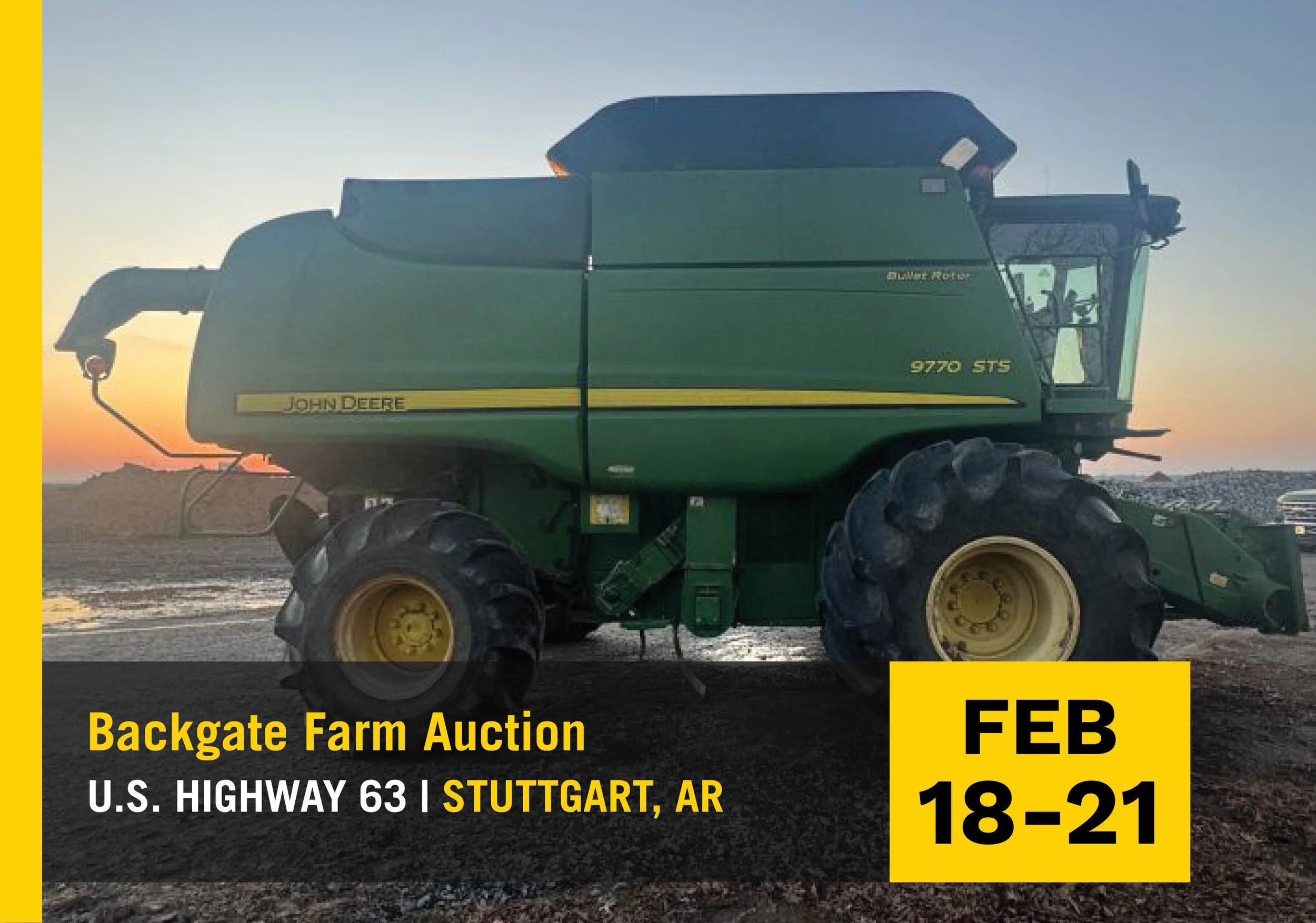 World Famous Backgate Farm Equipment Auction 2026