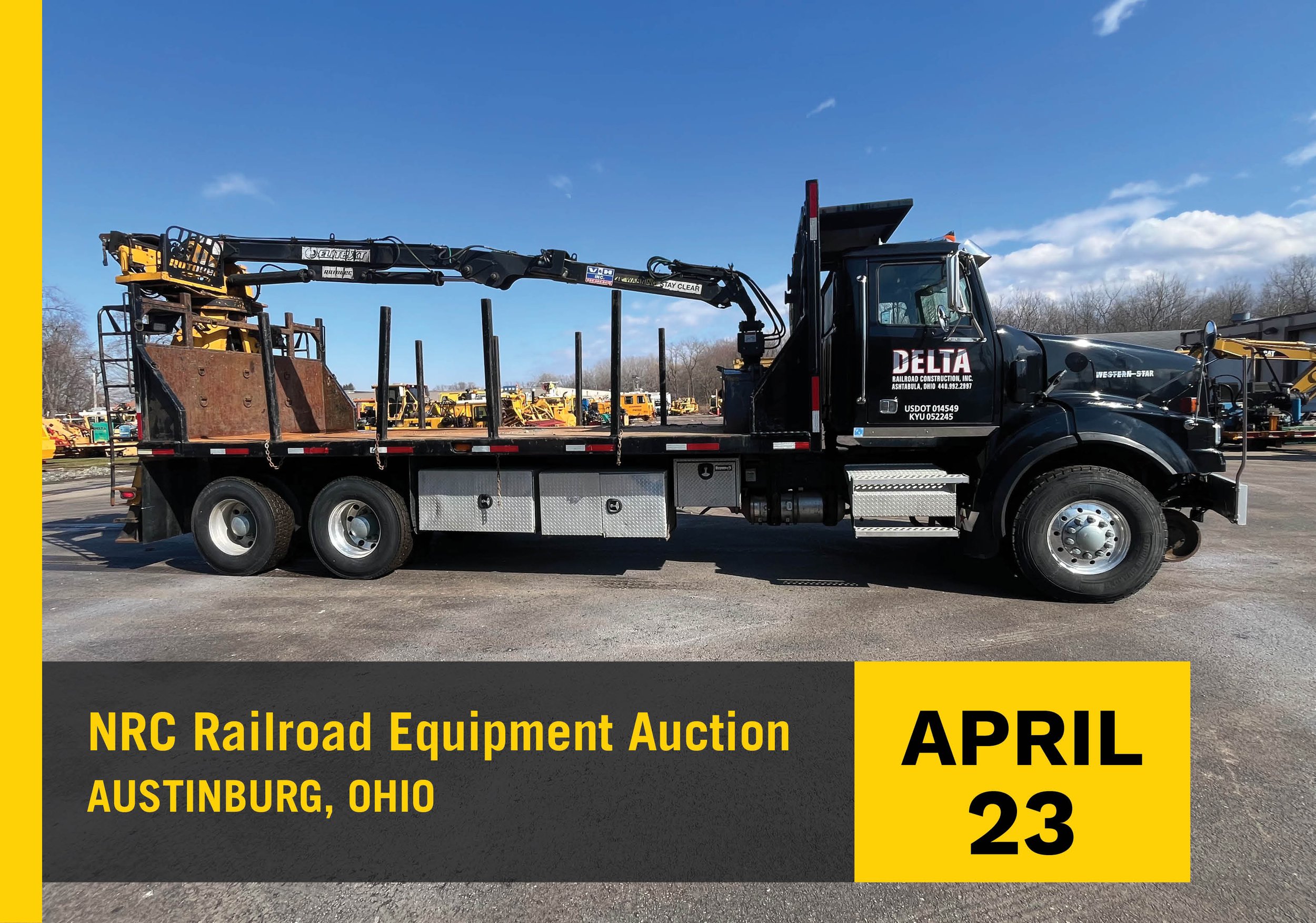 22nd Annual NRC Railroad Equipment Auction: Onsite &amp; Online