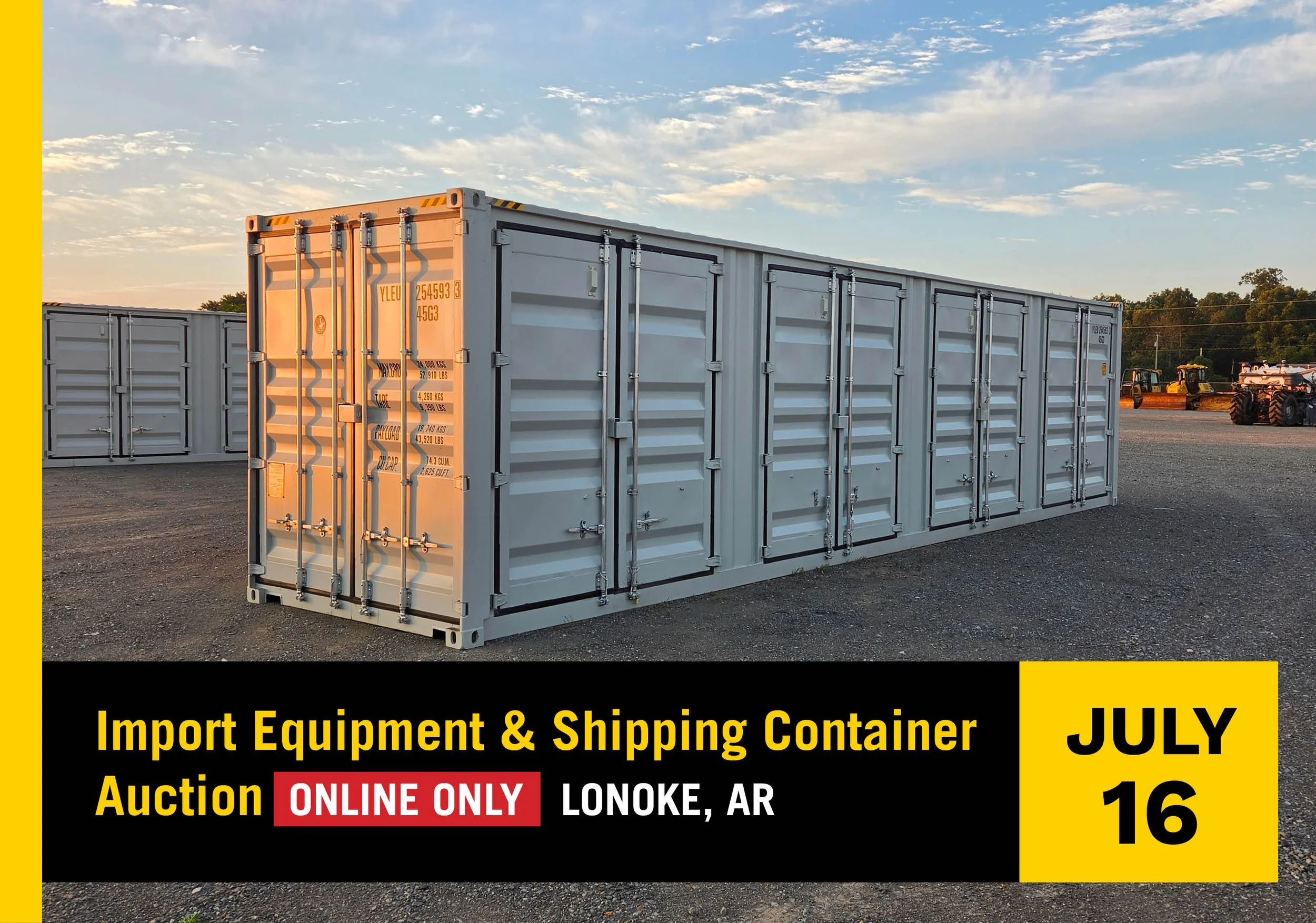 Import Equipment & Attachment Auction