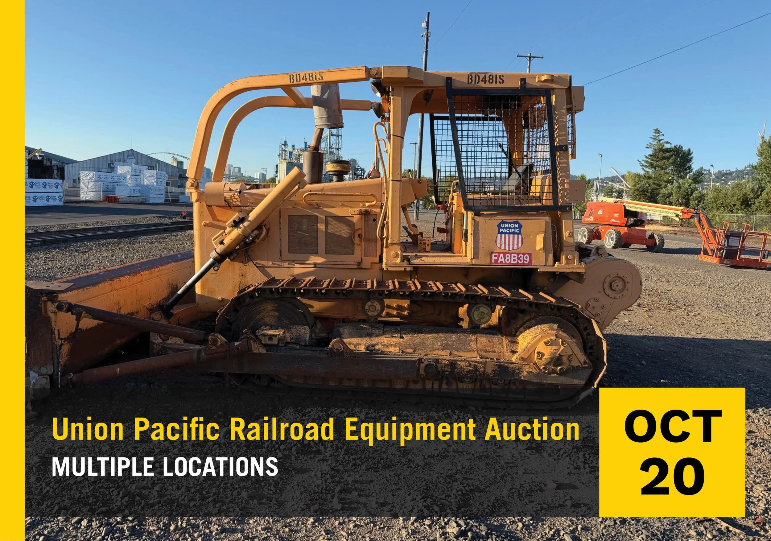 Union Pacific Railroad Surplus Equipment Auction