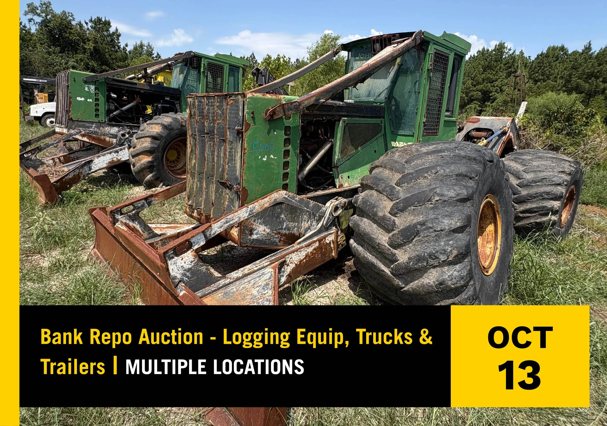 Bank Repo Auction - Logging Equip, Trucks & Trailers