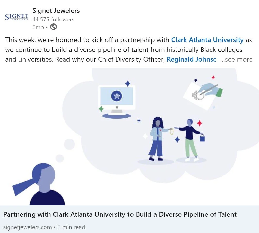 Graphic showing students considering careers in the jewelry industry