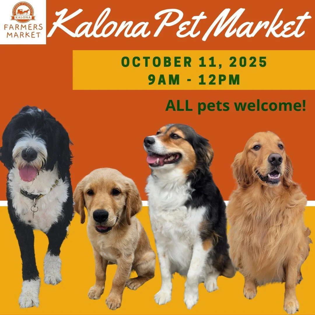 Don't miss the final Kalona Market of the year! We are bringing back the Pet Market with all the produce, baked goods, and crafts you loved throughout the year with additional pet vendors like @kaitlynspupcakes and Dog Mom's!
PLUS we will have the Pe