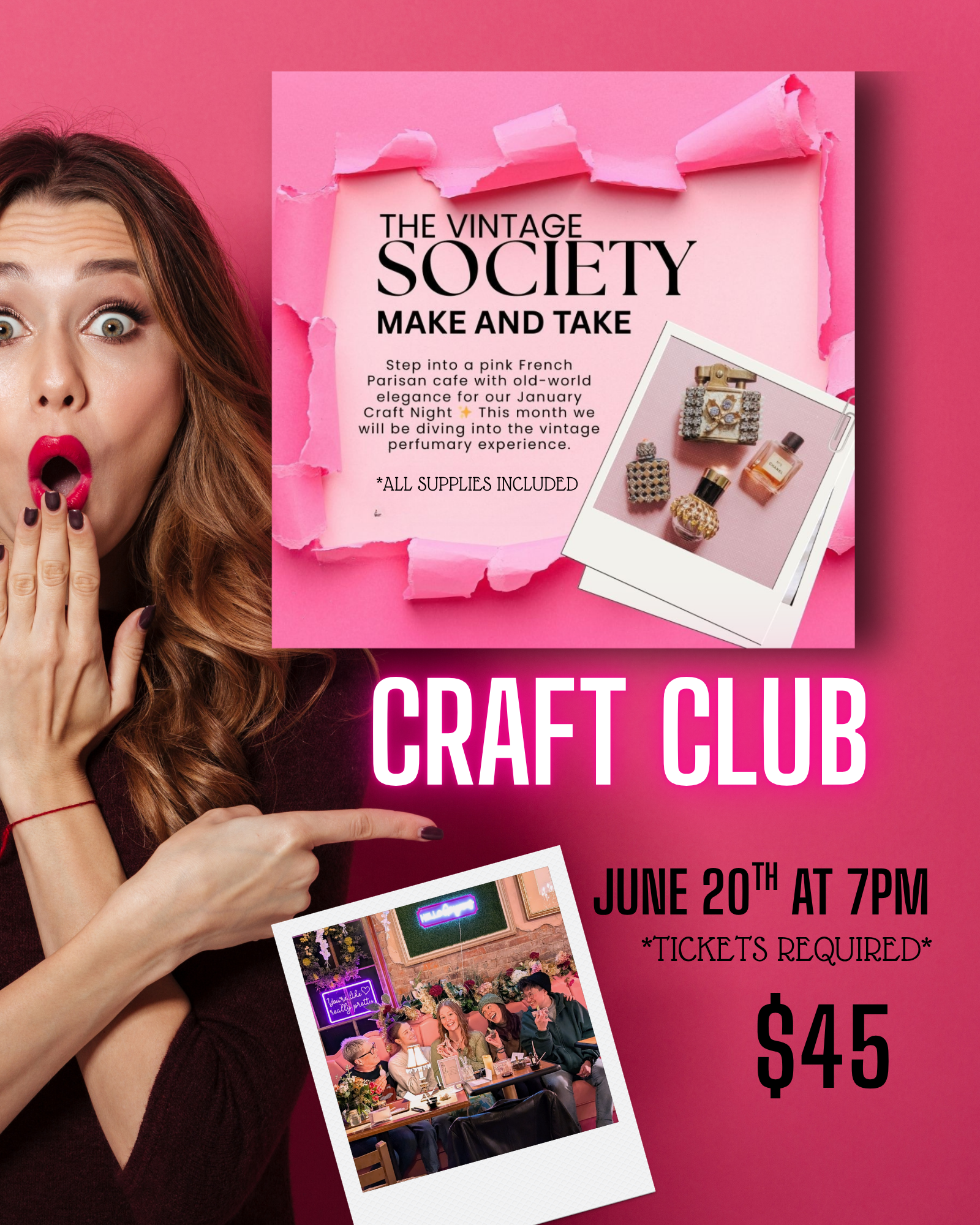 Vintage Perfume Craft Night