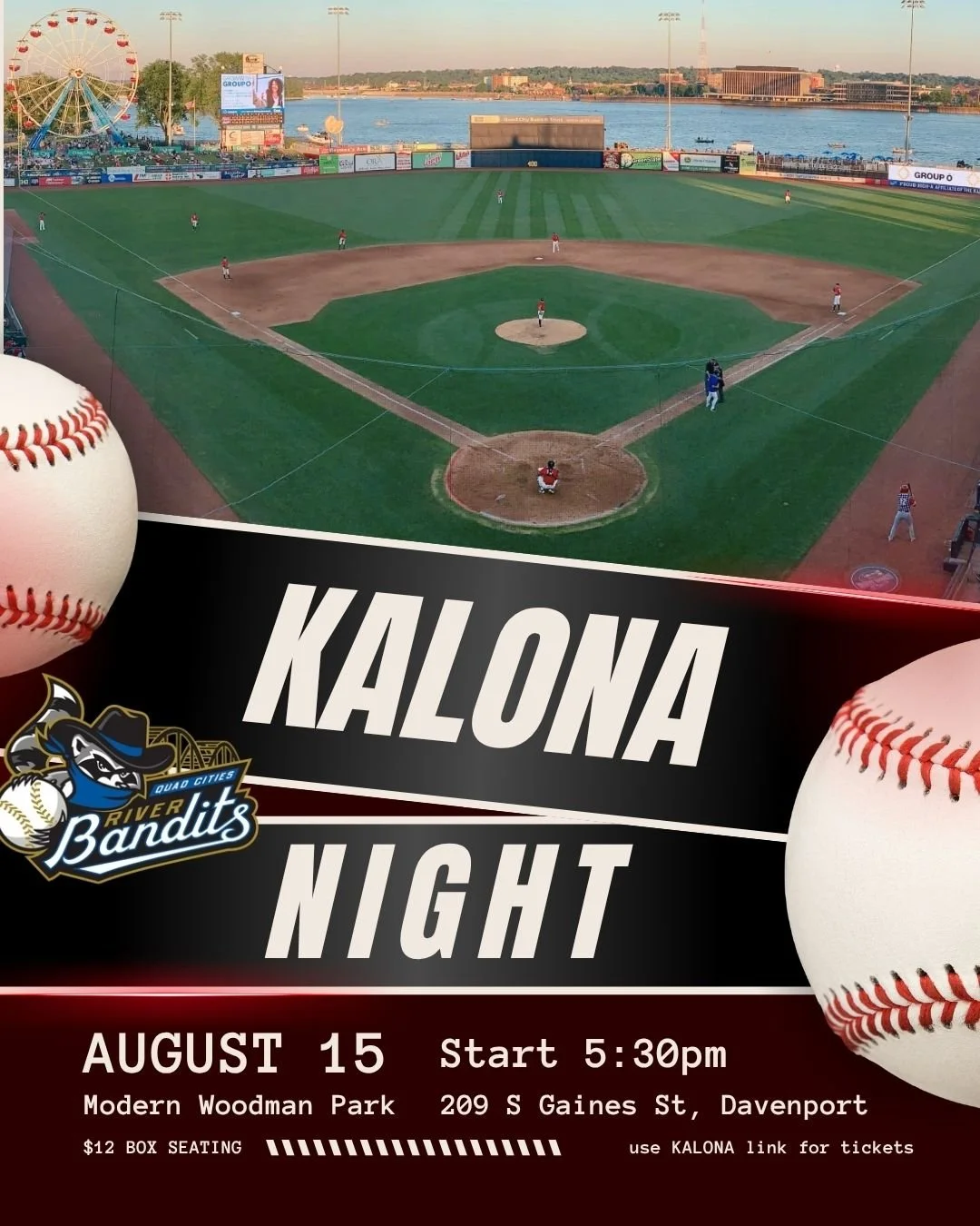 KALONA NIGHT QC River Bandits 