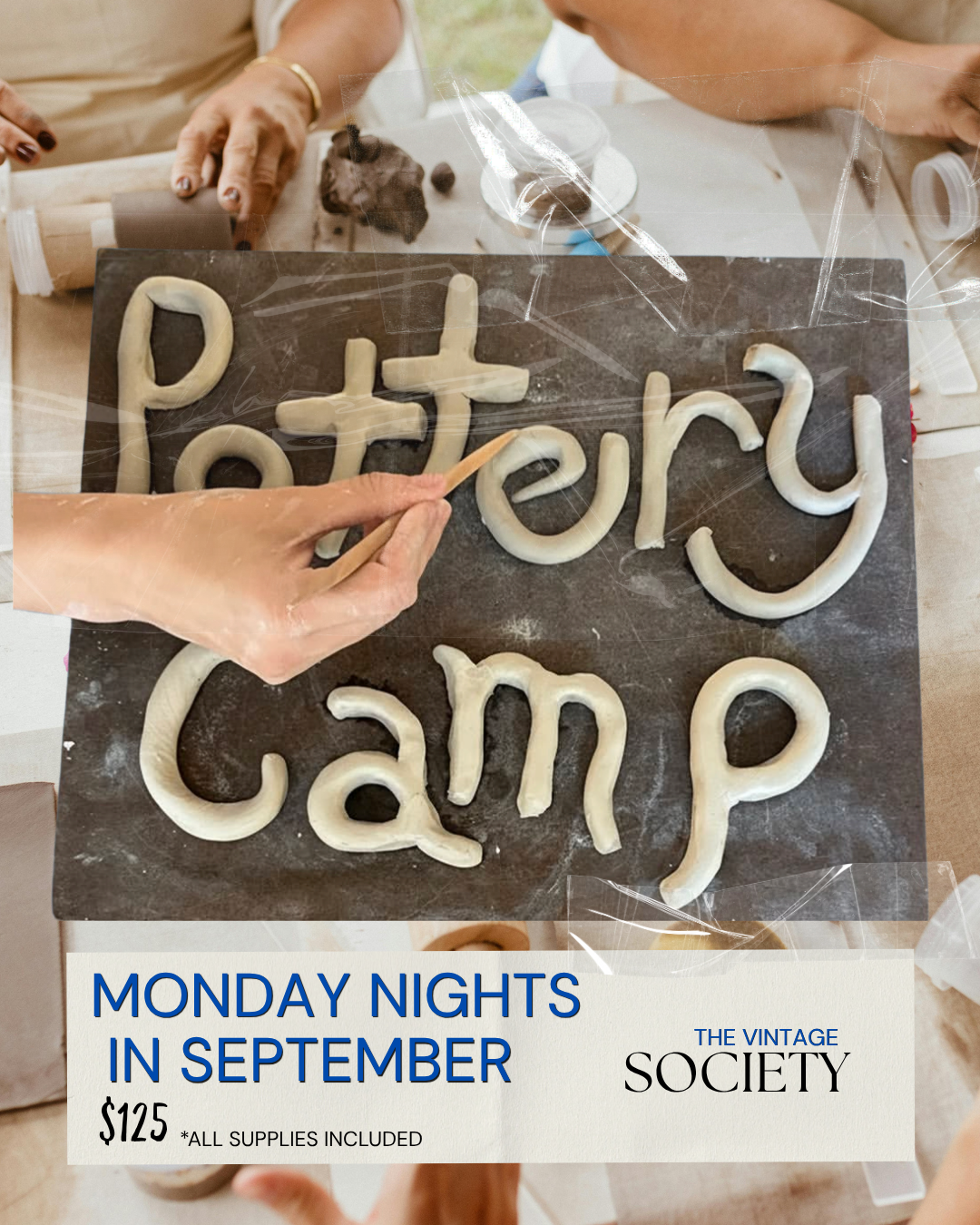Pottery Camp at The Vintage Society