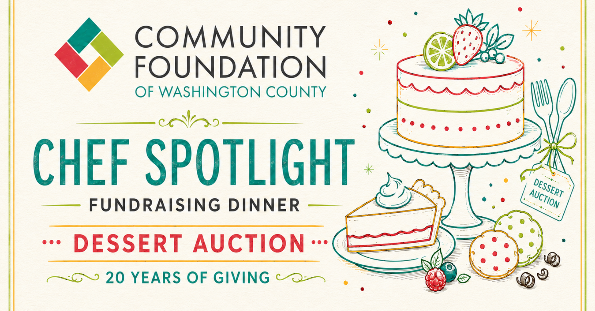 Community Foundation of Washington County - Chef Spotlight Dinner Fundraiser