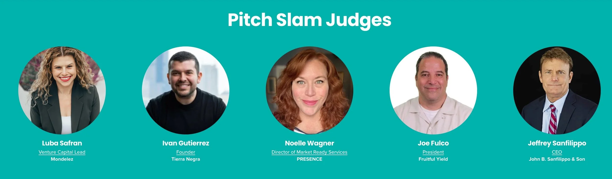 Meet Our 2026 Pitch Slam Judges