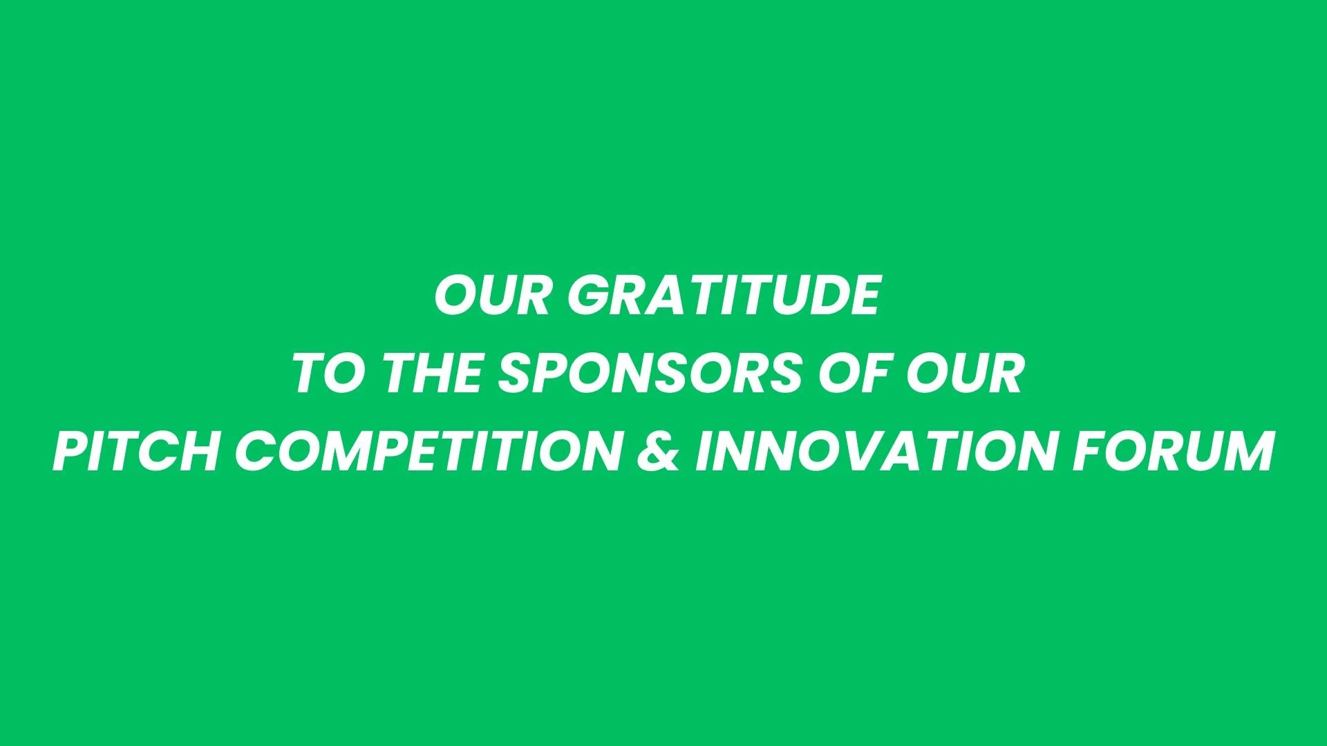 Naturally Chicago Thanks the Sponsors and Prize Package Donors for Our Pitch Competition and Innovation  Forum
