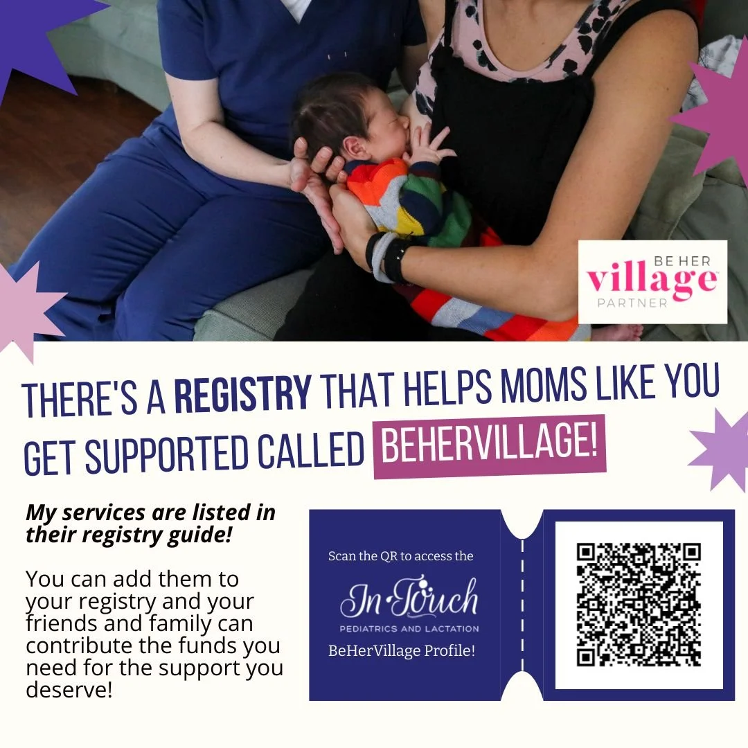 BIG NEWS! You can now put Breastfeeding Medicine Consults and 4th Trimester Packages on your Baby Shower Registry! Baby goods are great gifts for showers, but a new mom (even if it's not your first baby, it's still going to be new!) needs to SUPPORT.