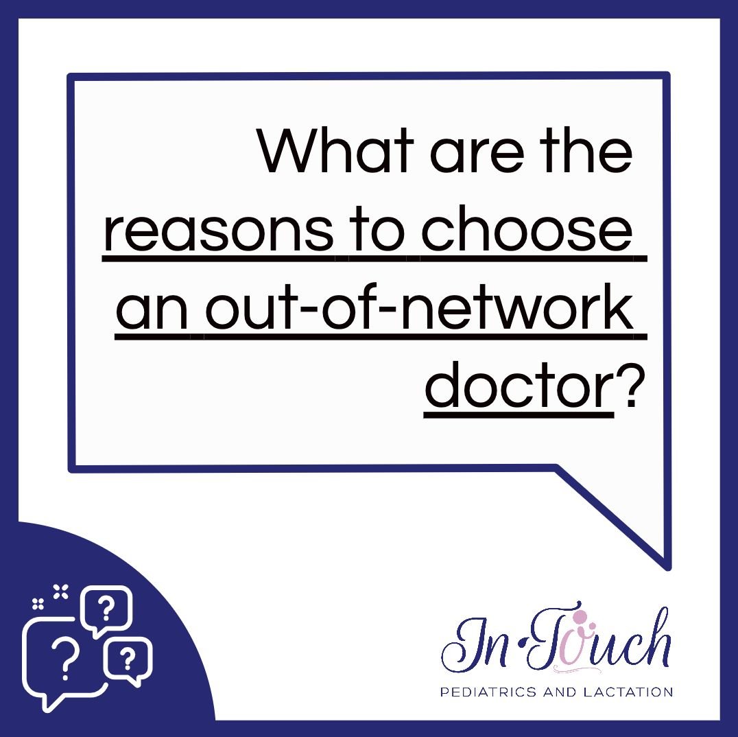 Why choose an out-of-network doctor for your care? 👩🏻&zwj;⚕️

I have a high-deductible PPO health insurance plan.  My daughter recently needed to see a specialist, so I started the search.  My pediatrician gave me recommendations, and I also asked 