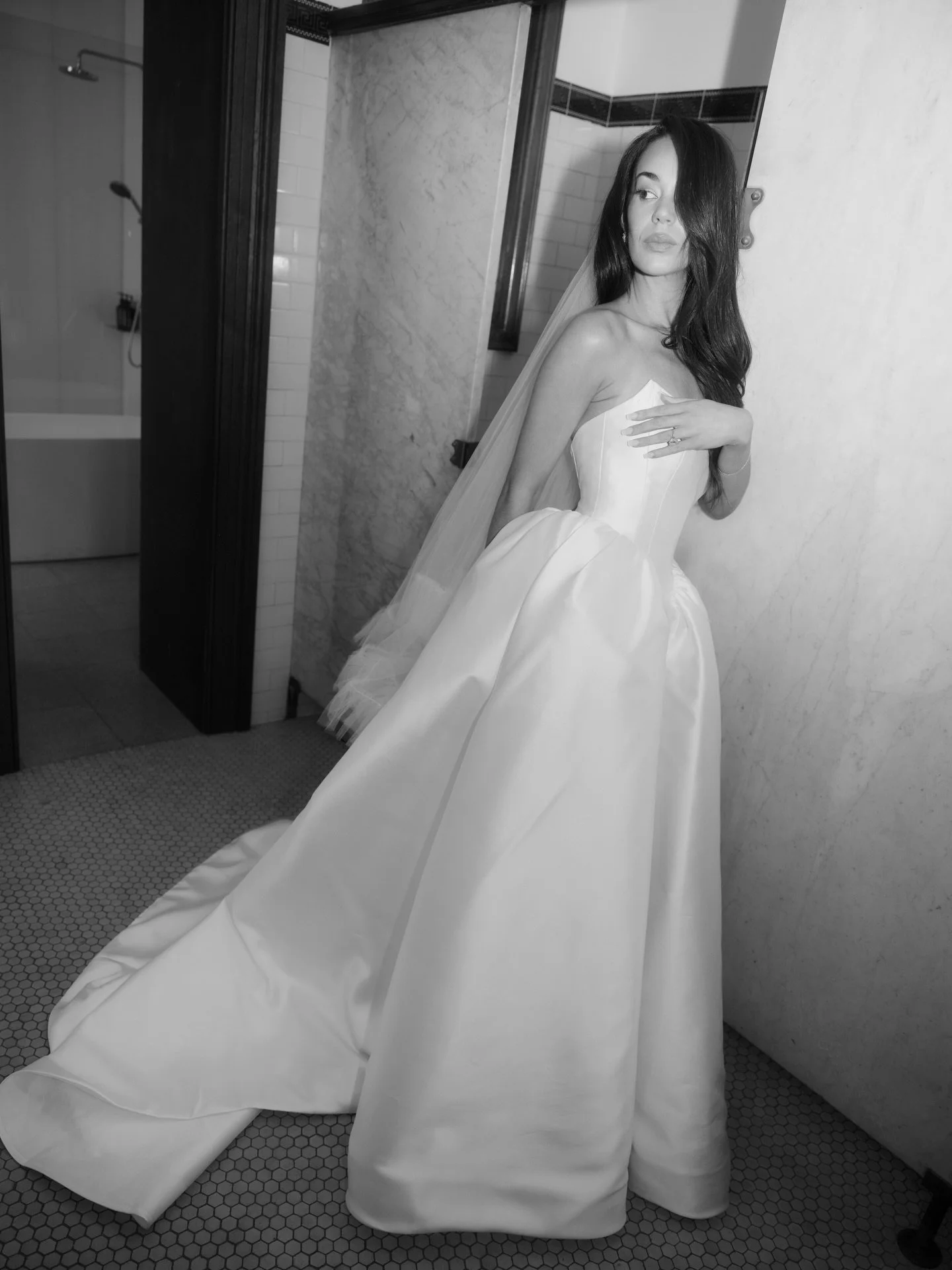 Madeline, structured and full of volume. Available in Melbourne and Sydney at select stockists.