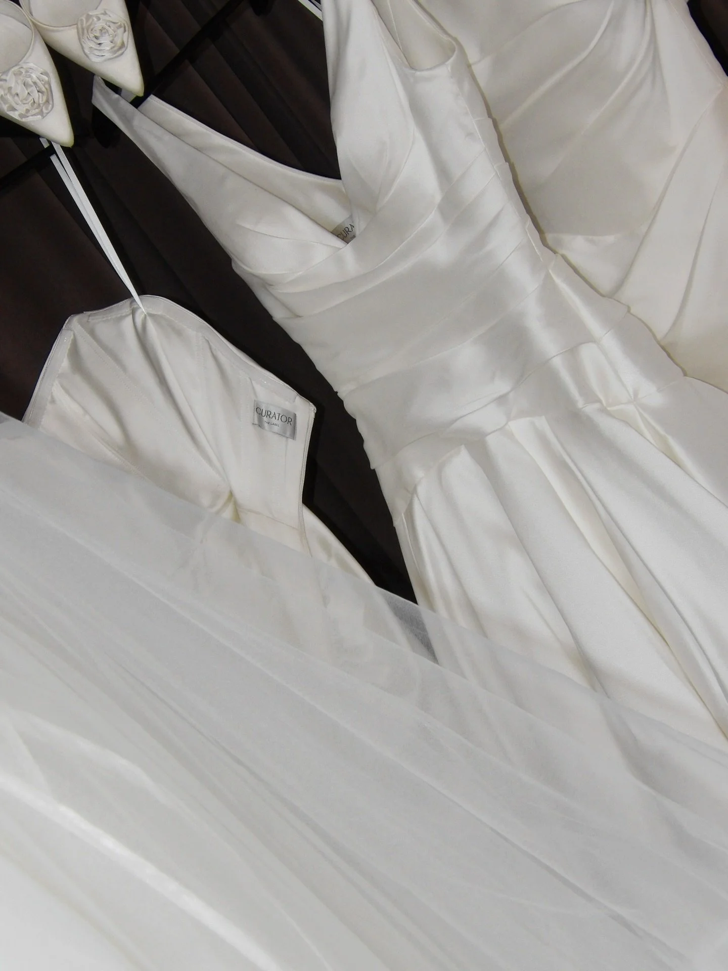 Curator The Label, effortlessly chic and timeless through any lens. 

Experience all things beautiful with our 2026 collection coming to Muse Bridal this April for a limited time. 

Pictured is Evie, Melissa, and Ava which will be available to try fo