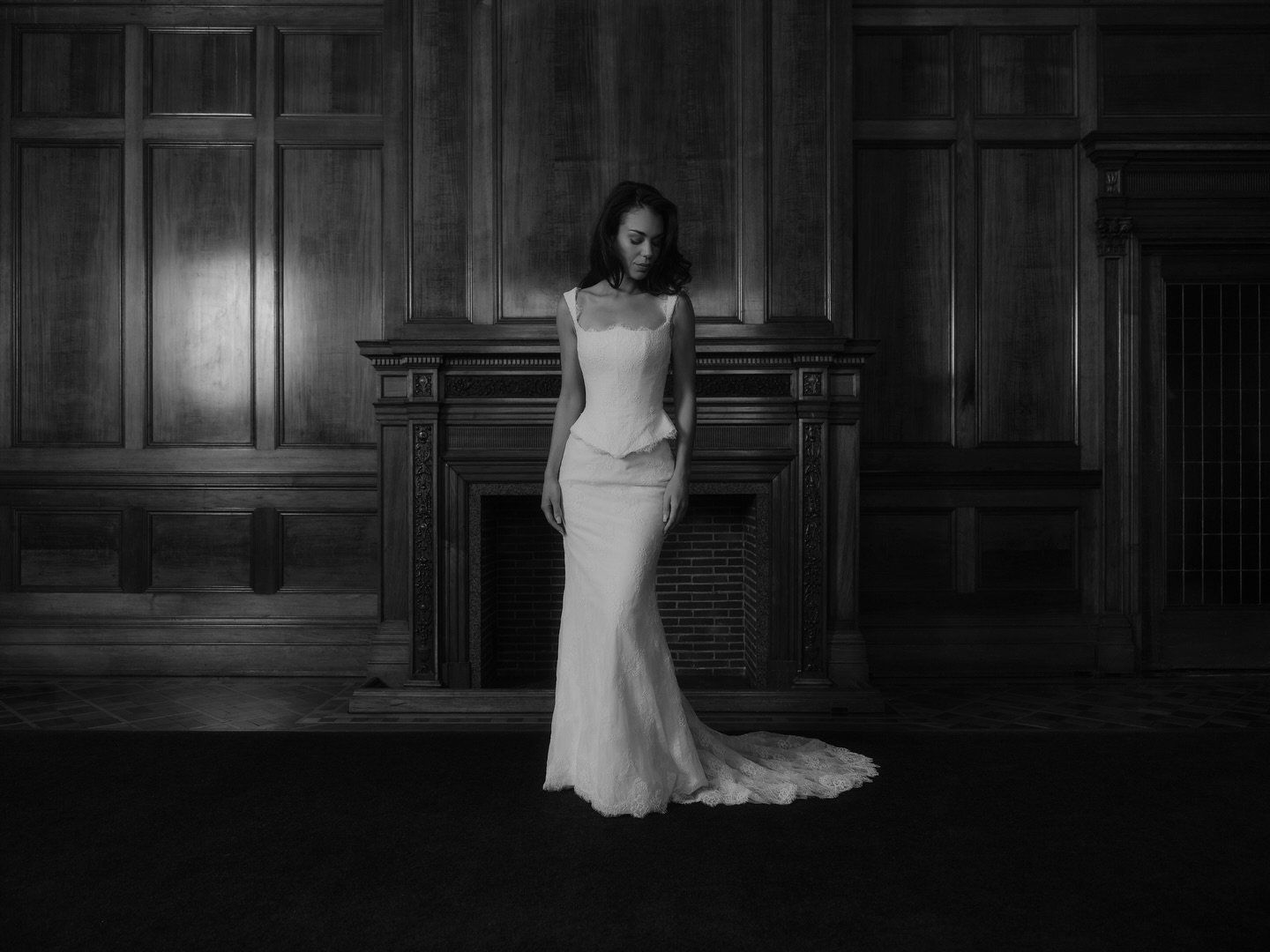 A look we can&rsquo;t get enough of. 

The Loula Ensemble showcases a refined fit and silhouette with a romantic touch. 

Constructed from a soft chantilly lace and layers of blush and ivory georgette, this corded lace and scalloped hem look is the p