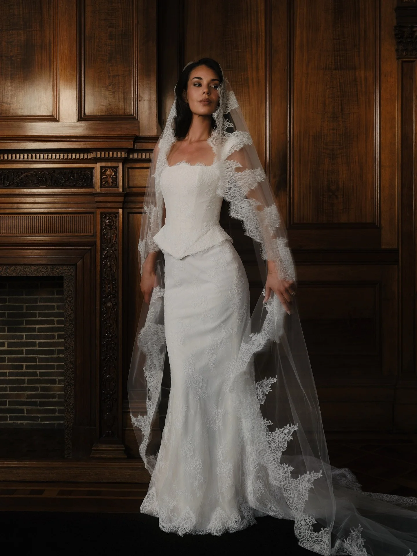 All in the details, with the Loula Ensemble. 

Intricate, delicate lace layered with blush georgette and tulle for a soft, pale blush undertone. 

Coming to Muse Bridal, 10th to 24th April.