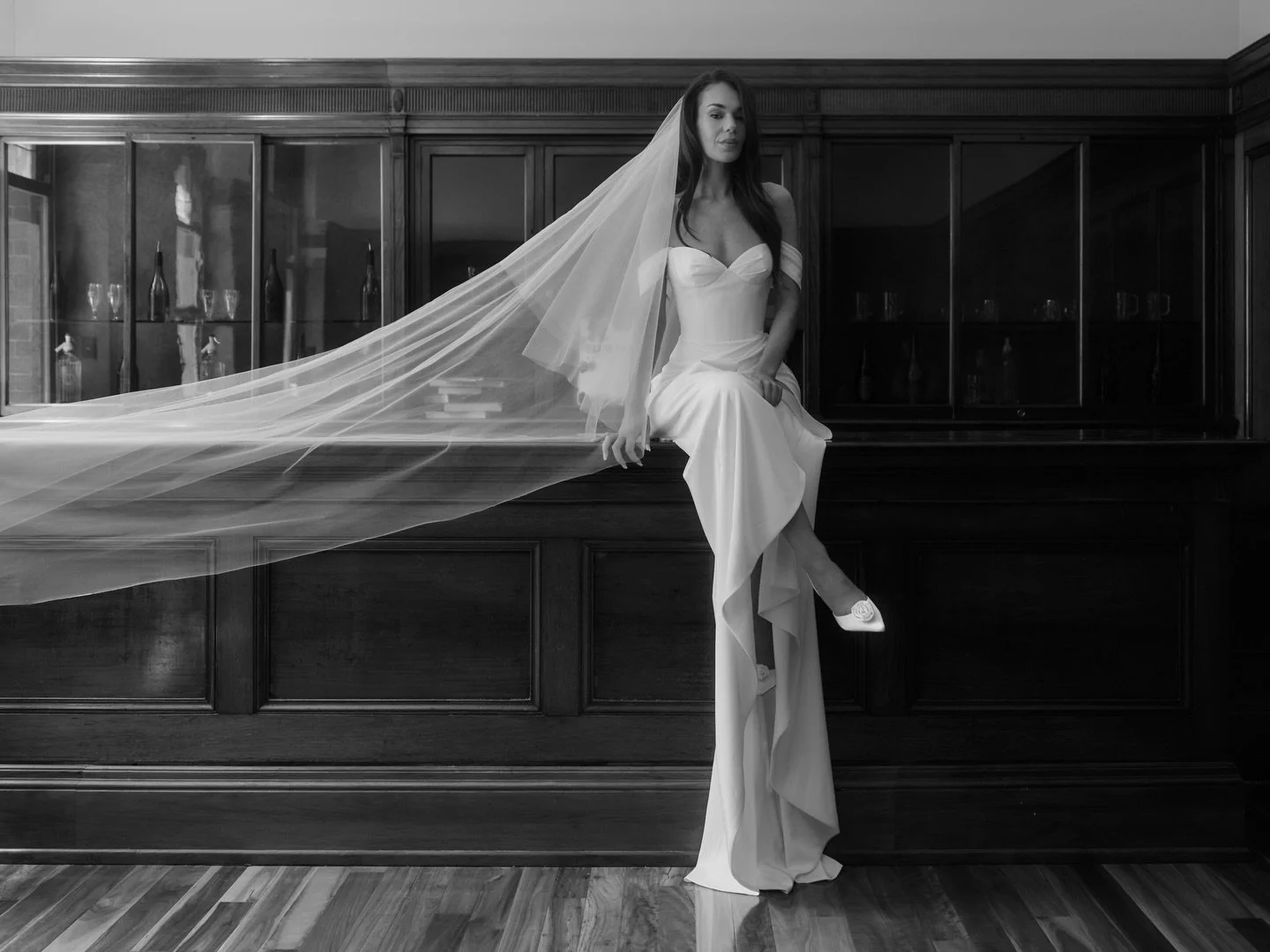 Sleek, structured, with a modern touch. The Victoria plays on Curator The Label design elements from your favourites, pulled into one unique look. 

Available in Melbourne, Sydney and Muse Bridal from April 10th to 24th 🤍