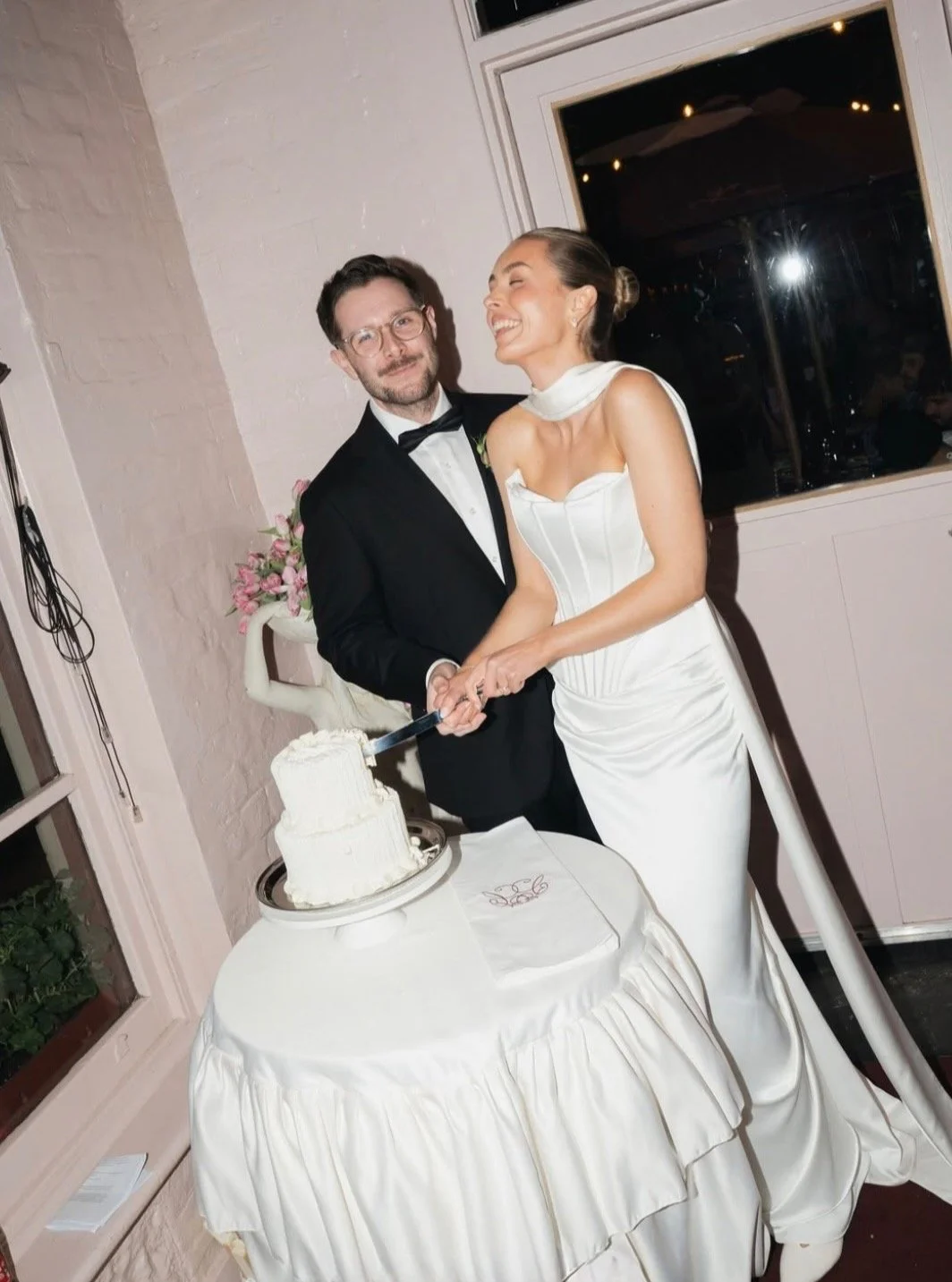 Not just a dress, a journey. Creating my bespoke gown with @curatorthelabel has been one of the most special parts of the season @coraldeverick @coralandcoevents