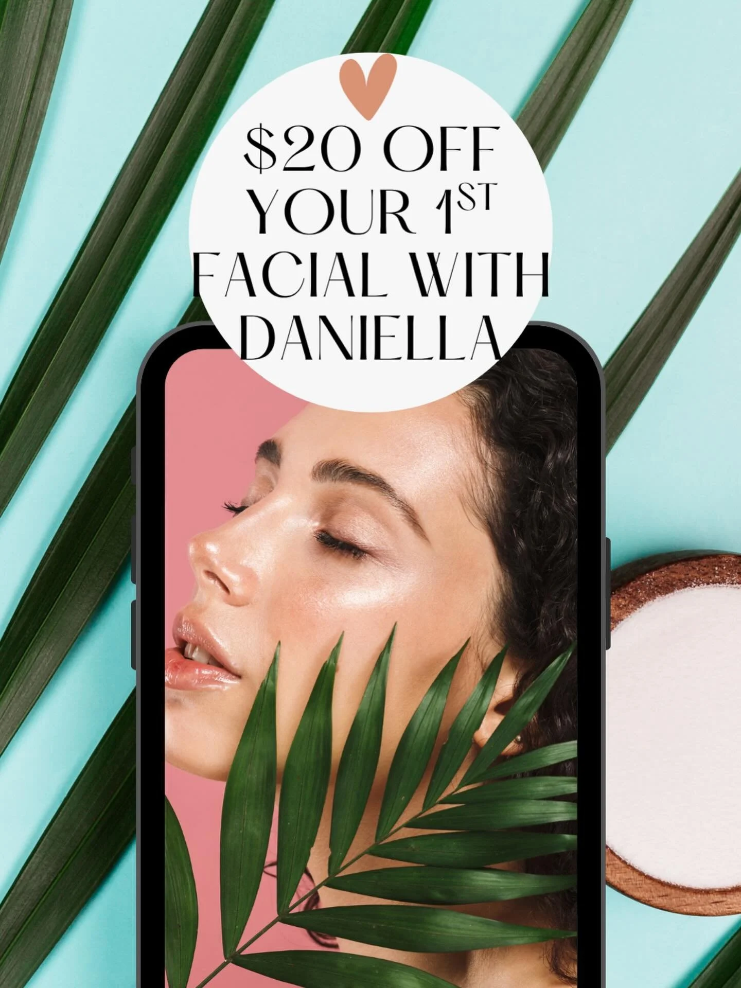 Your skincare regimen is 1 booking away
&amp; starts at $20 off!

Your first customized facial with @ellaesthetics_23 __ $20 off. Note &ldquo;Daniella&rdquo; in your online booking or mention when you text to book at 315-255-2988

@circadia